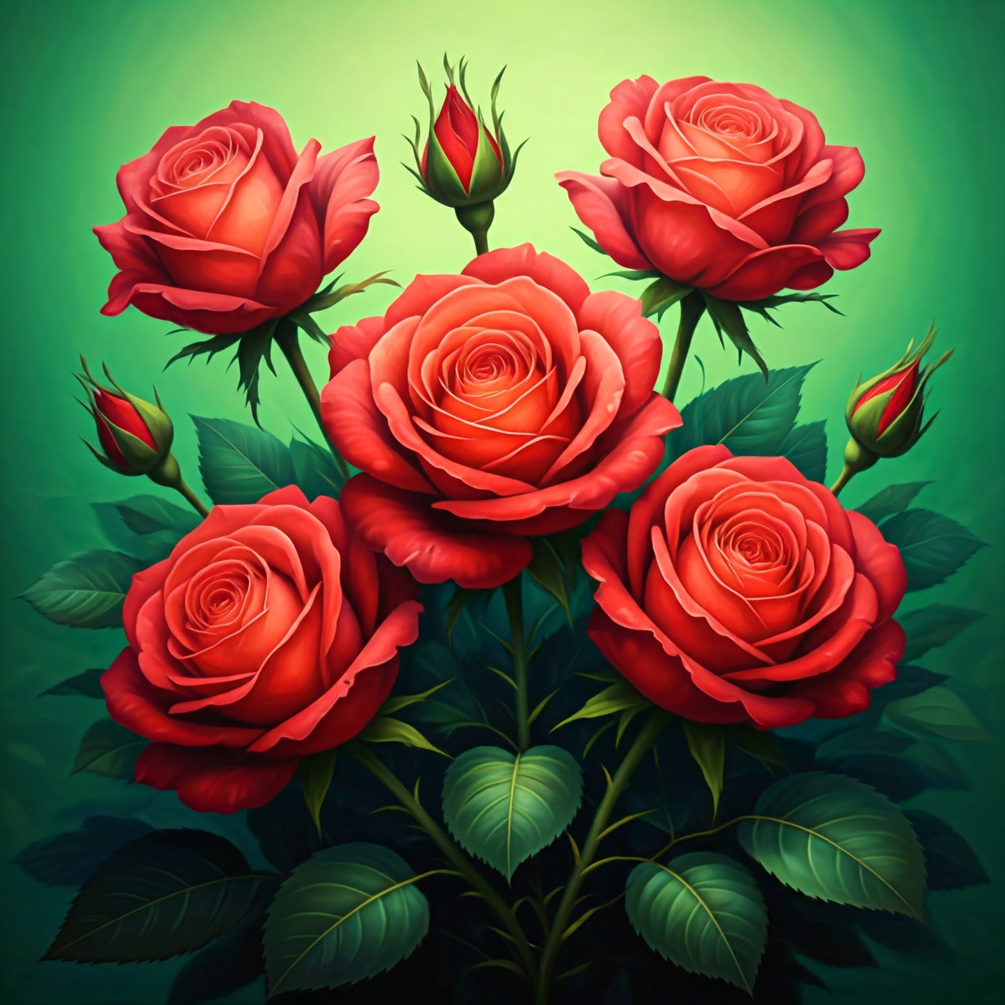 Rose Art collection of 8