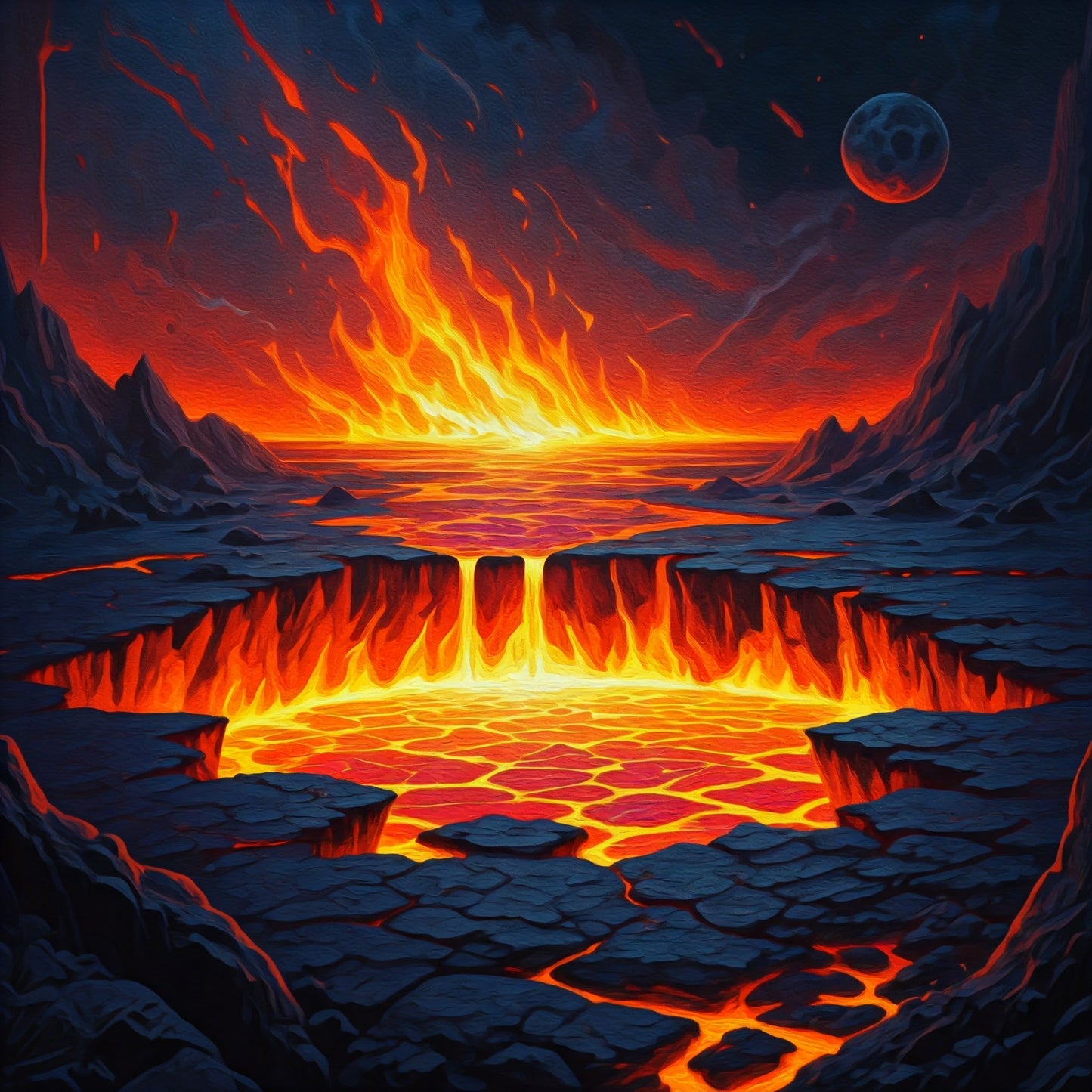 Lava pit