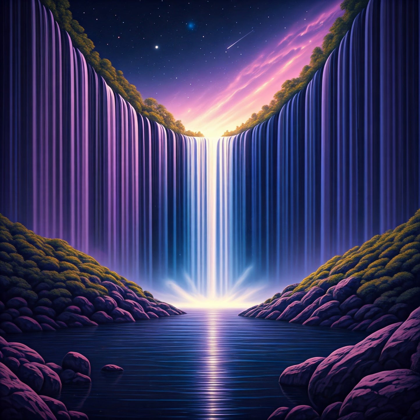 Super Cosmic Waterfalls collection of 94