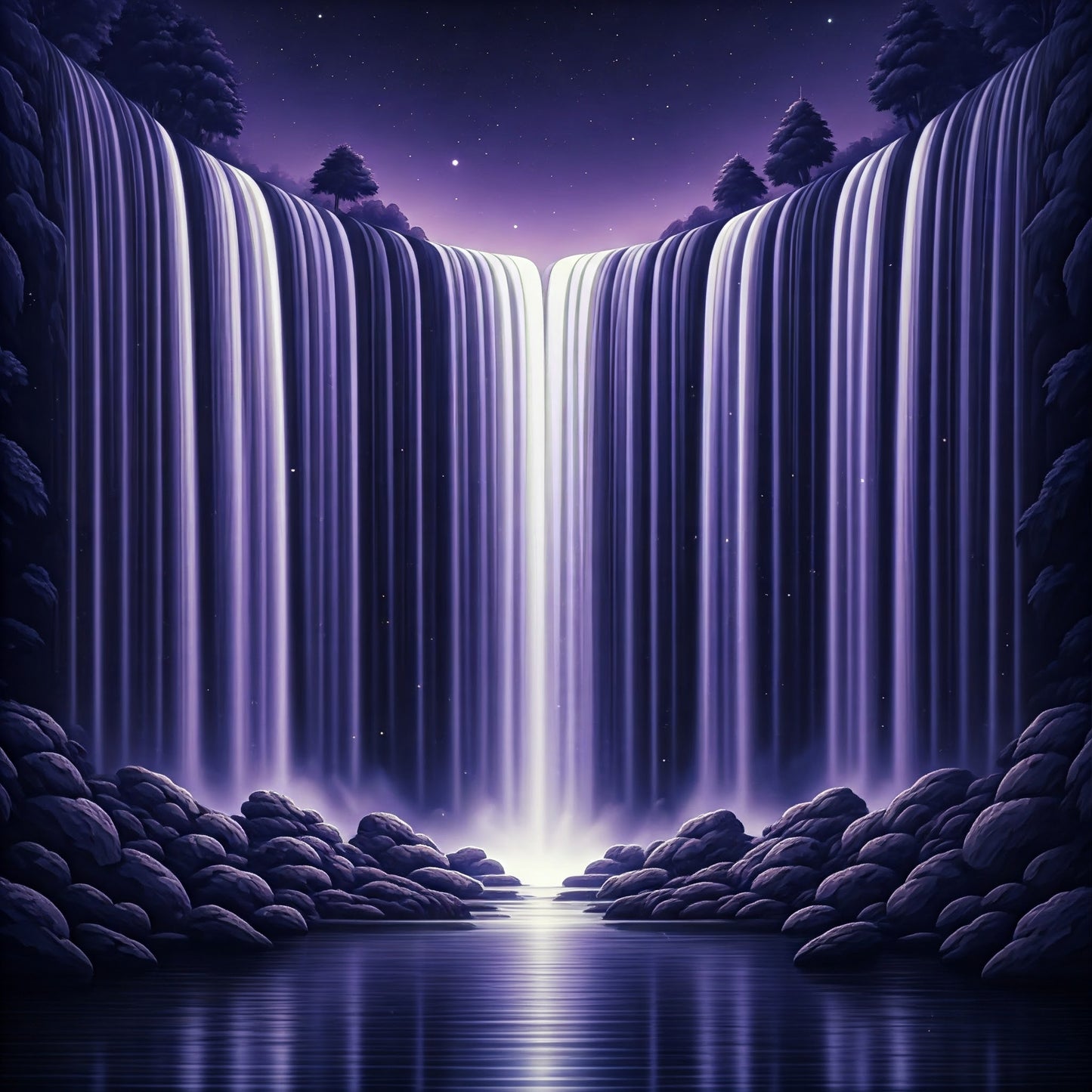 Cosmic waterfalls pack of 4