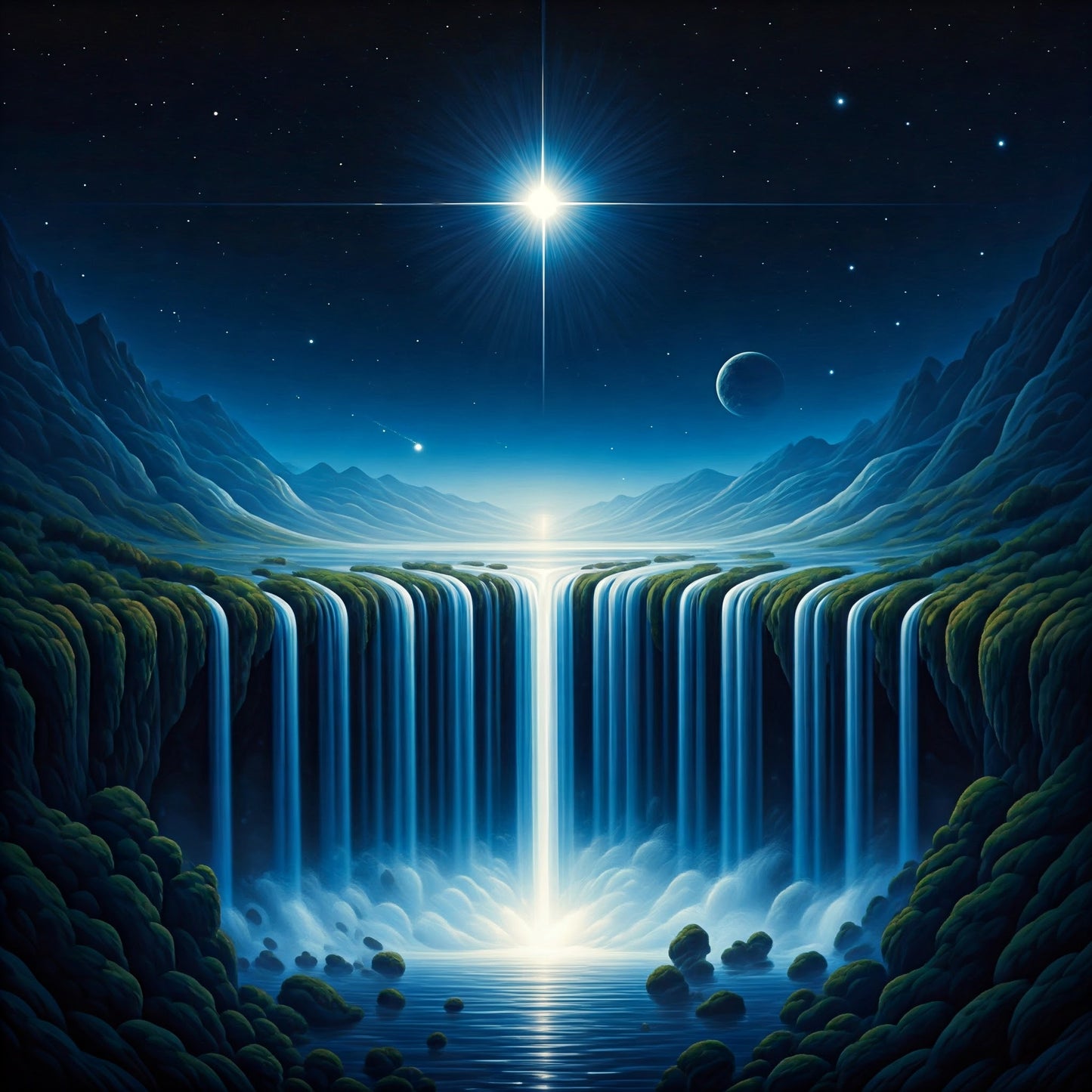 Super Cosmic Waterfalls collection of 94