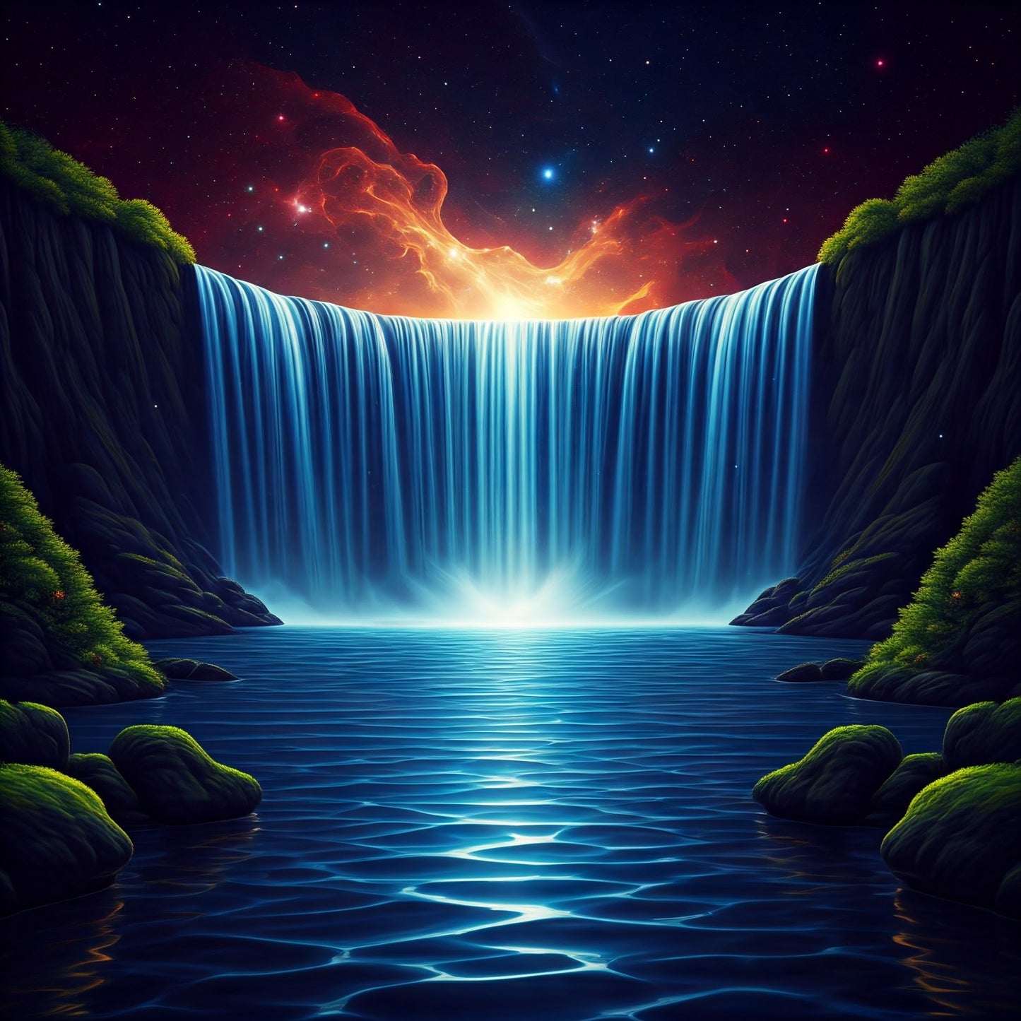 Super Cosmic Waterfalls collection of 94