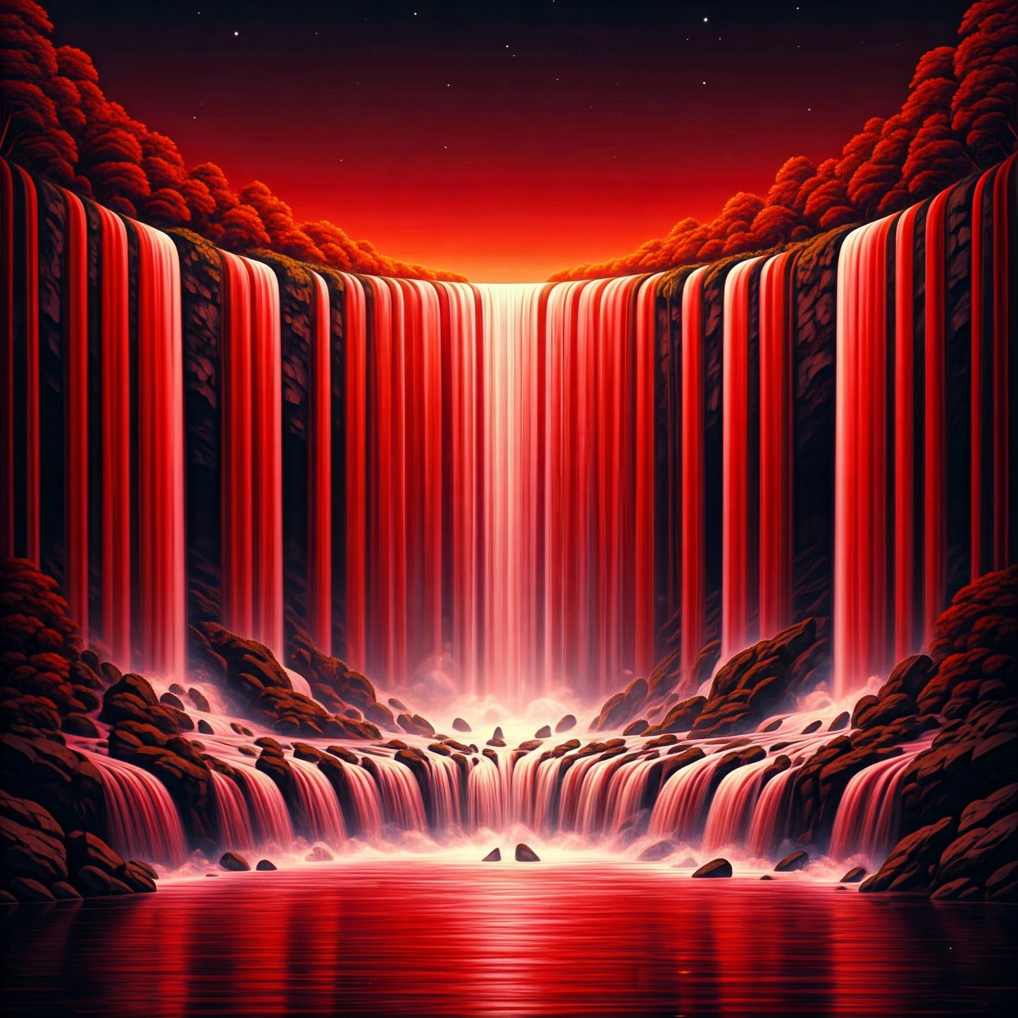 Super Cosmic Waterfalls collection of 94