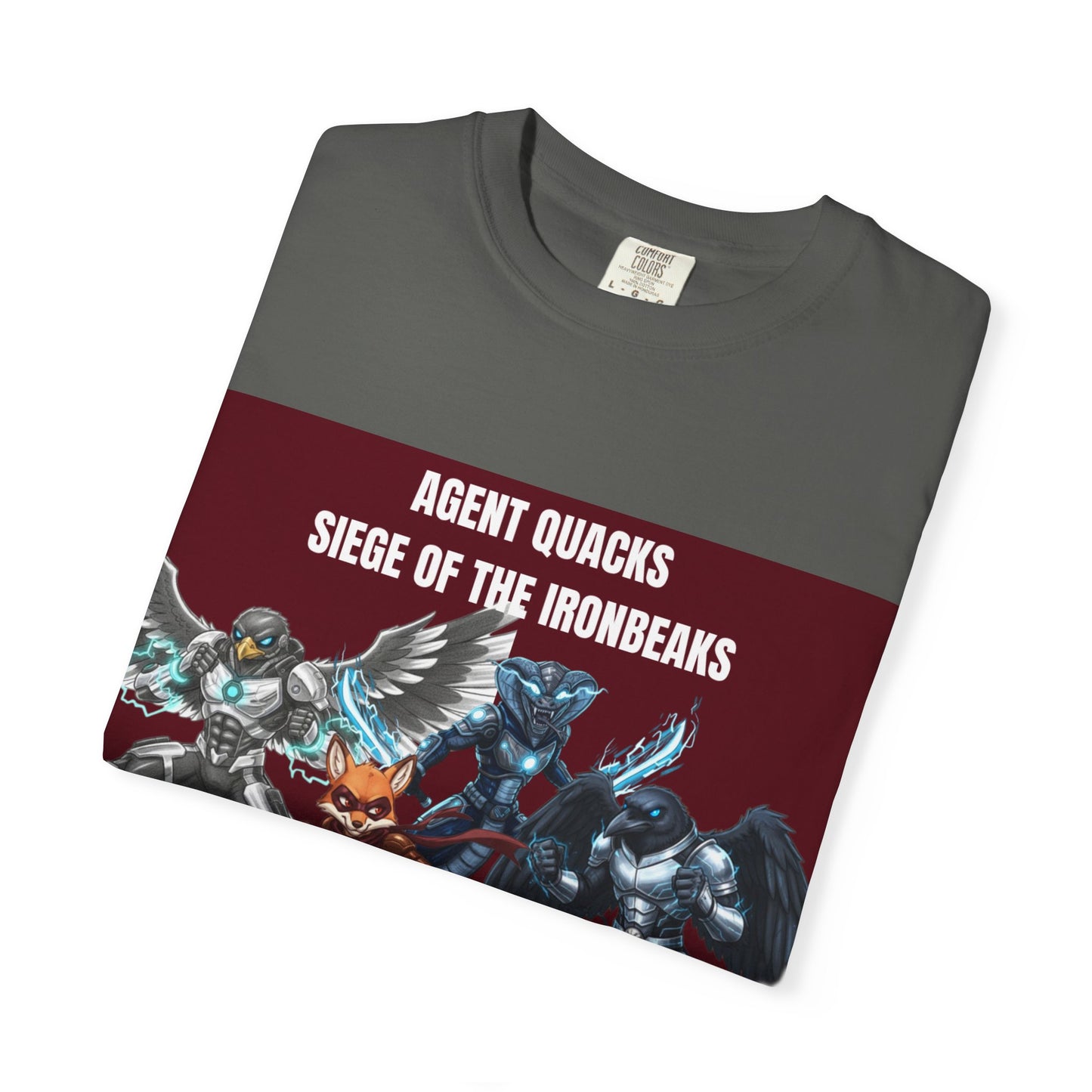 Agent Quacks – Siege of the Iron Beaks | Unisex Garment-Dyed T-Shirt