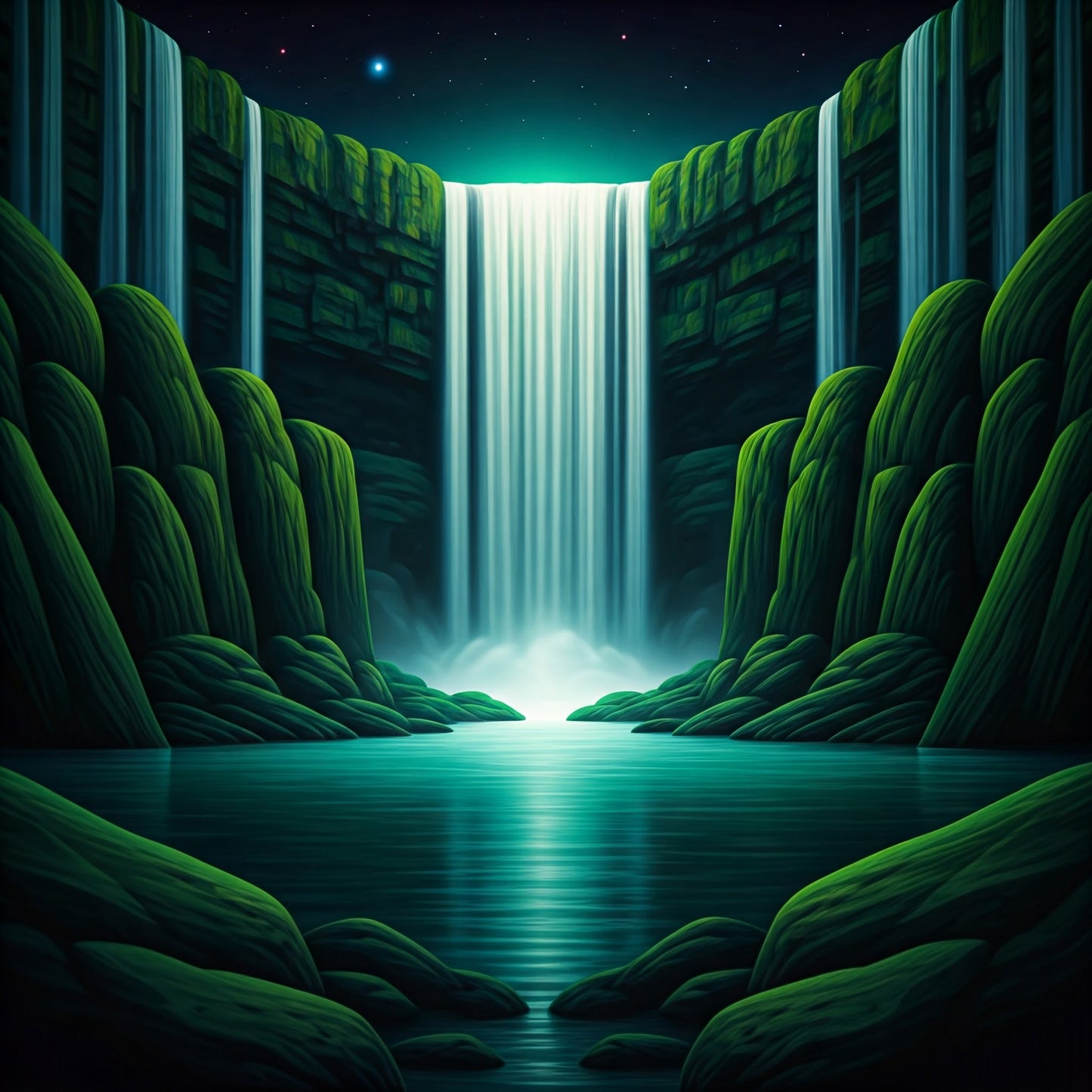 Super Cosmic Waterfalls collection of 94