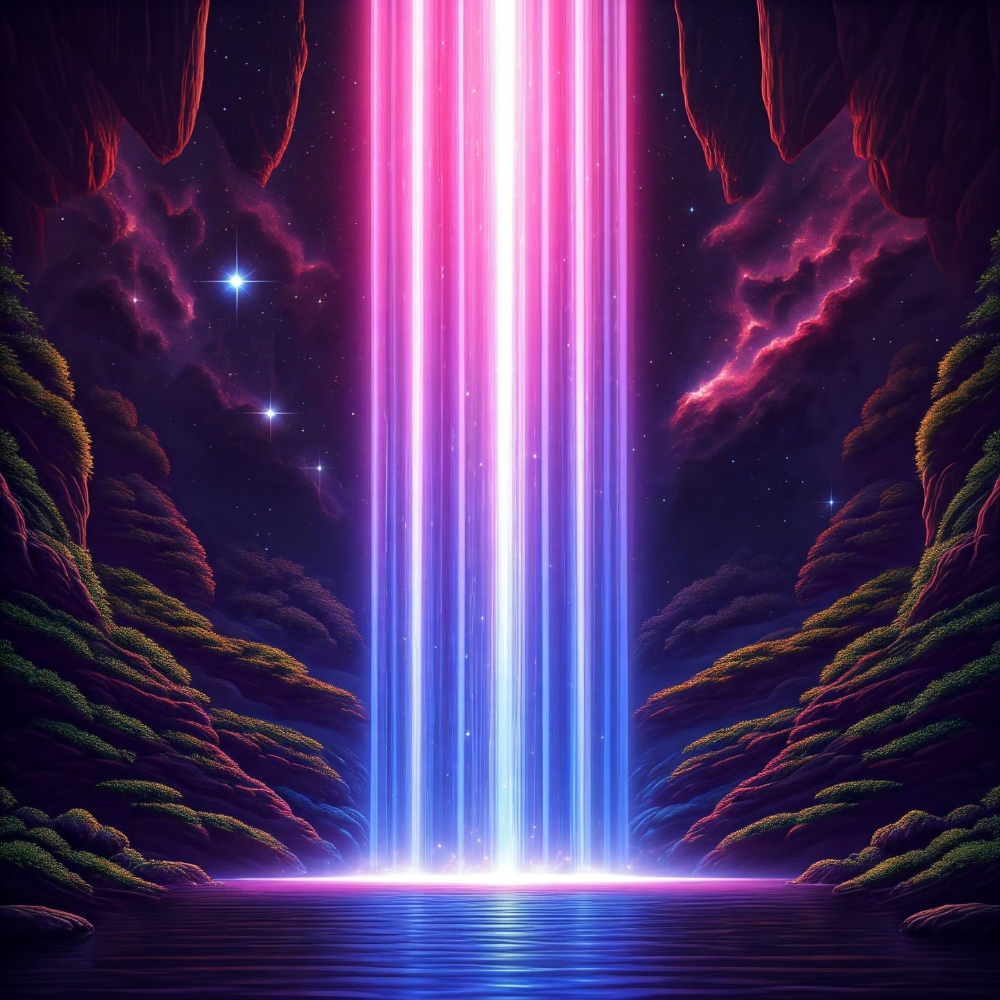 Super Cosmic Waterfalls collection of 94