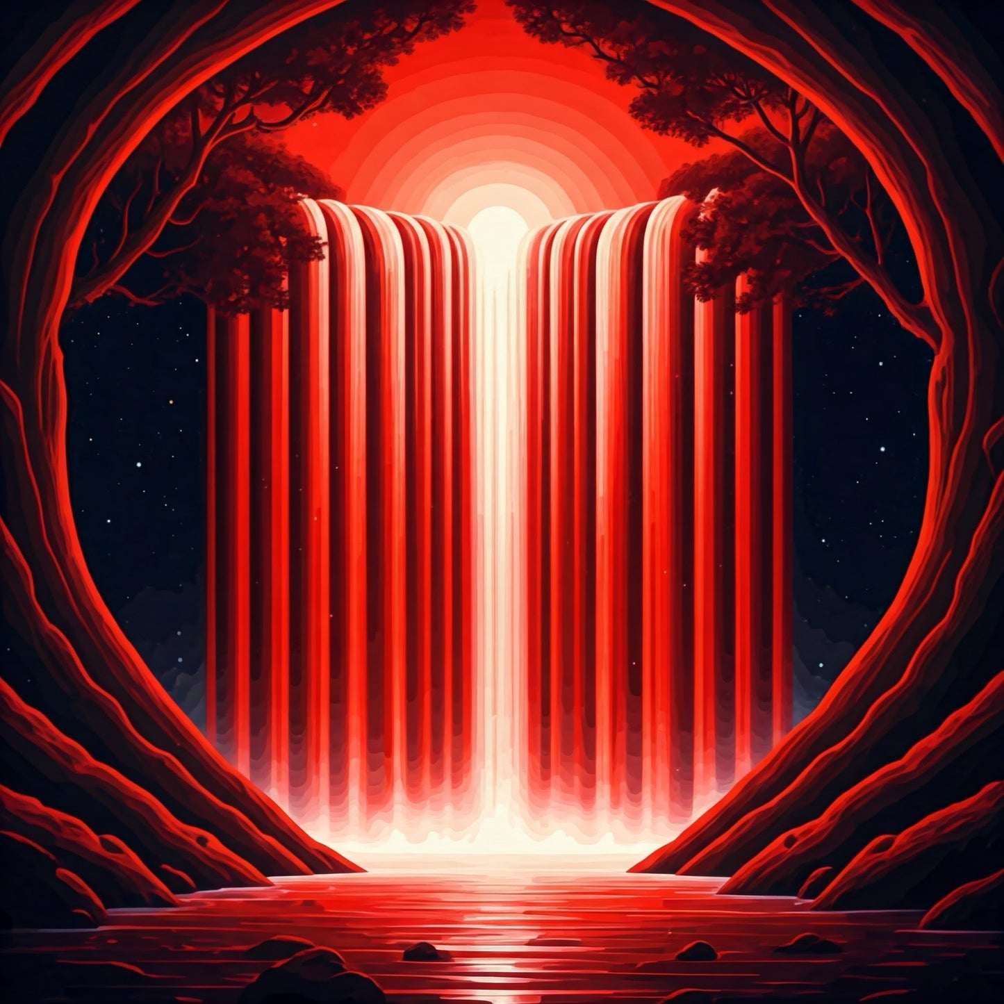 Super Cosmic Waterfalls collection of 94