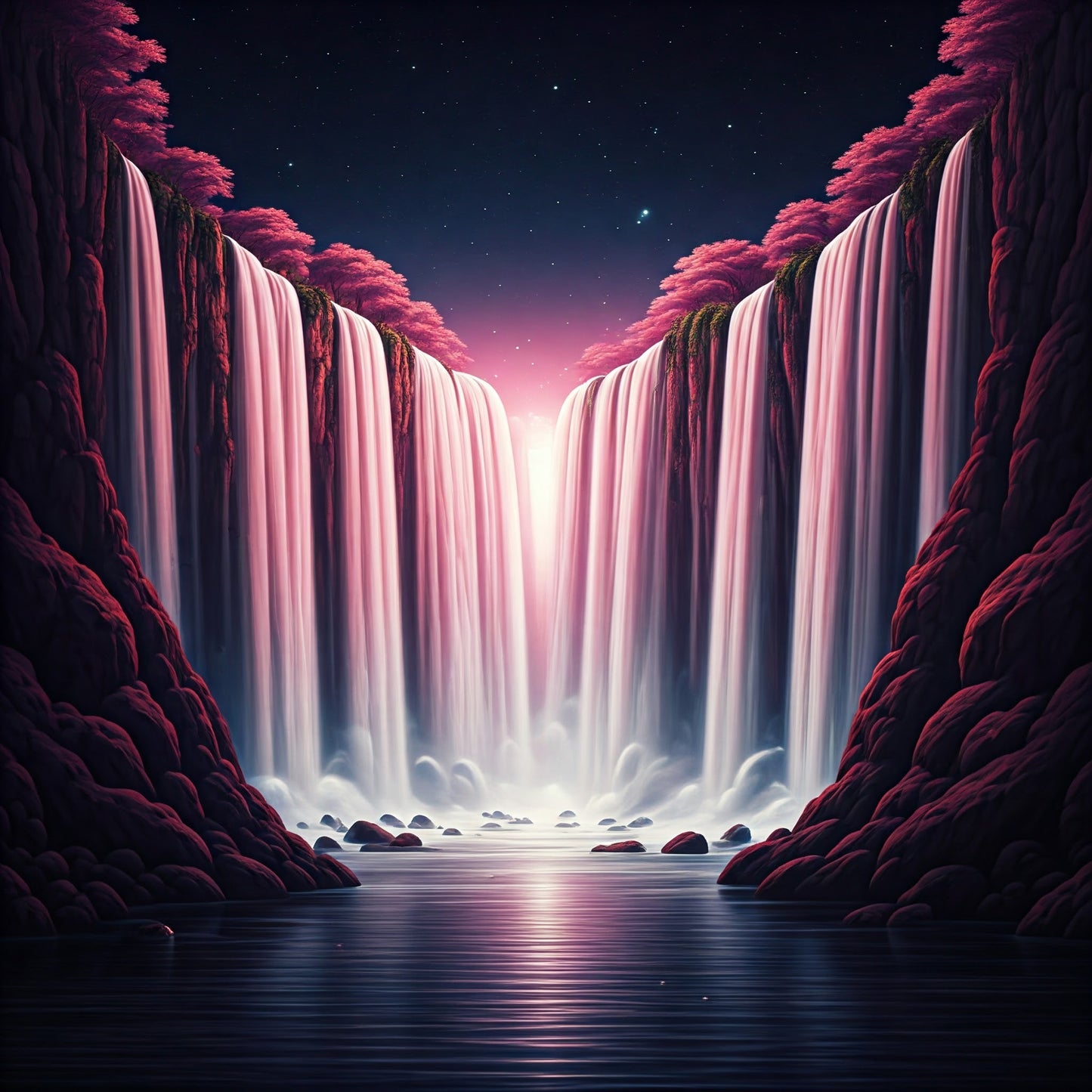 Super Cosmic Waterfalls collection of 94