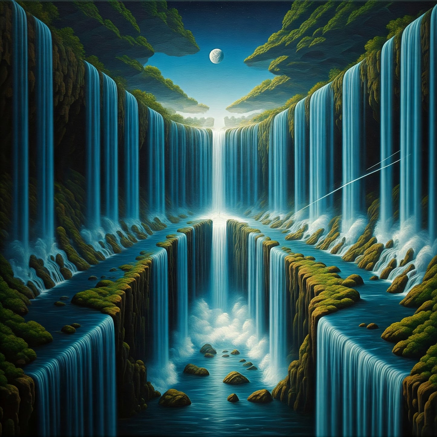 Super Cosmic Waterfalls collection of 94