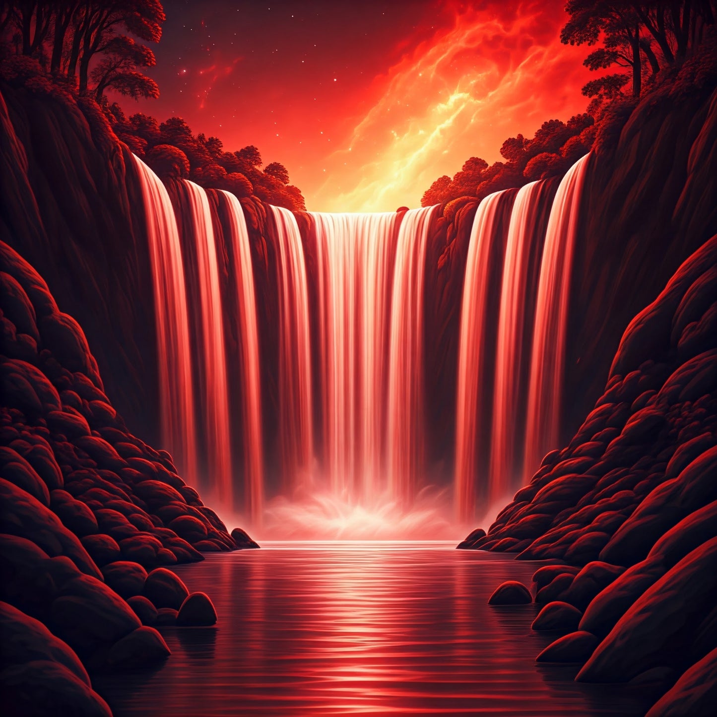 Super Cosmic Waterfalls collection of 94