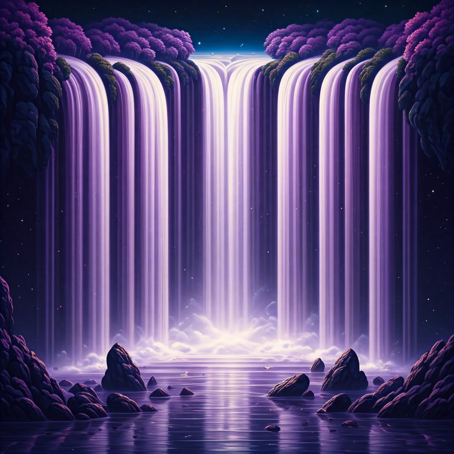 Super Cosmic Waterfalls collection of 94