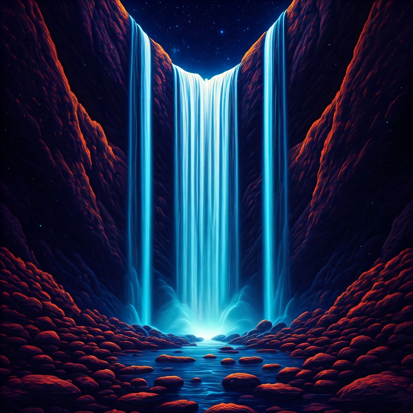 Super Cosmic Waterfalls collection of 94