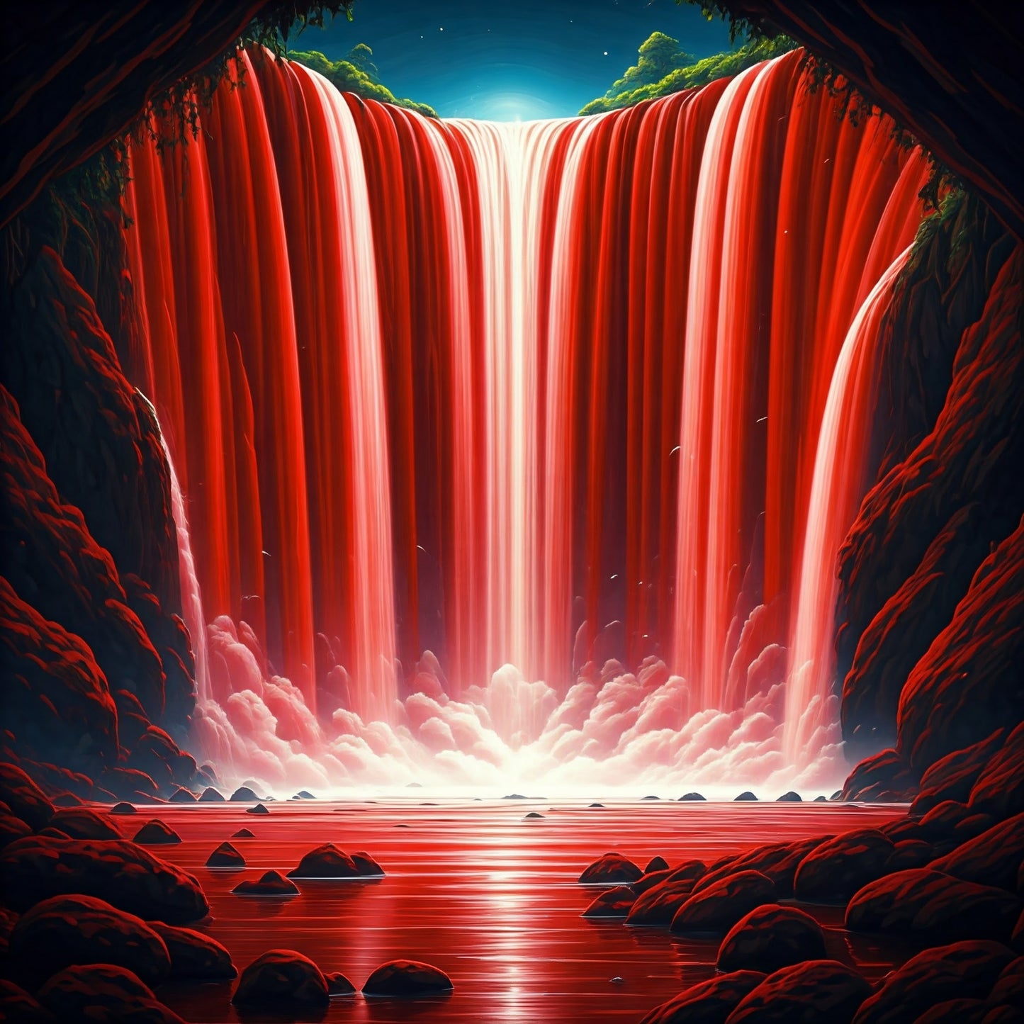 Super Cosmic Waterfalls collection of 94