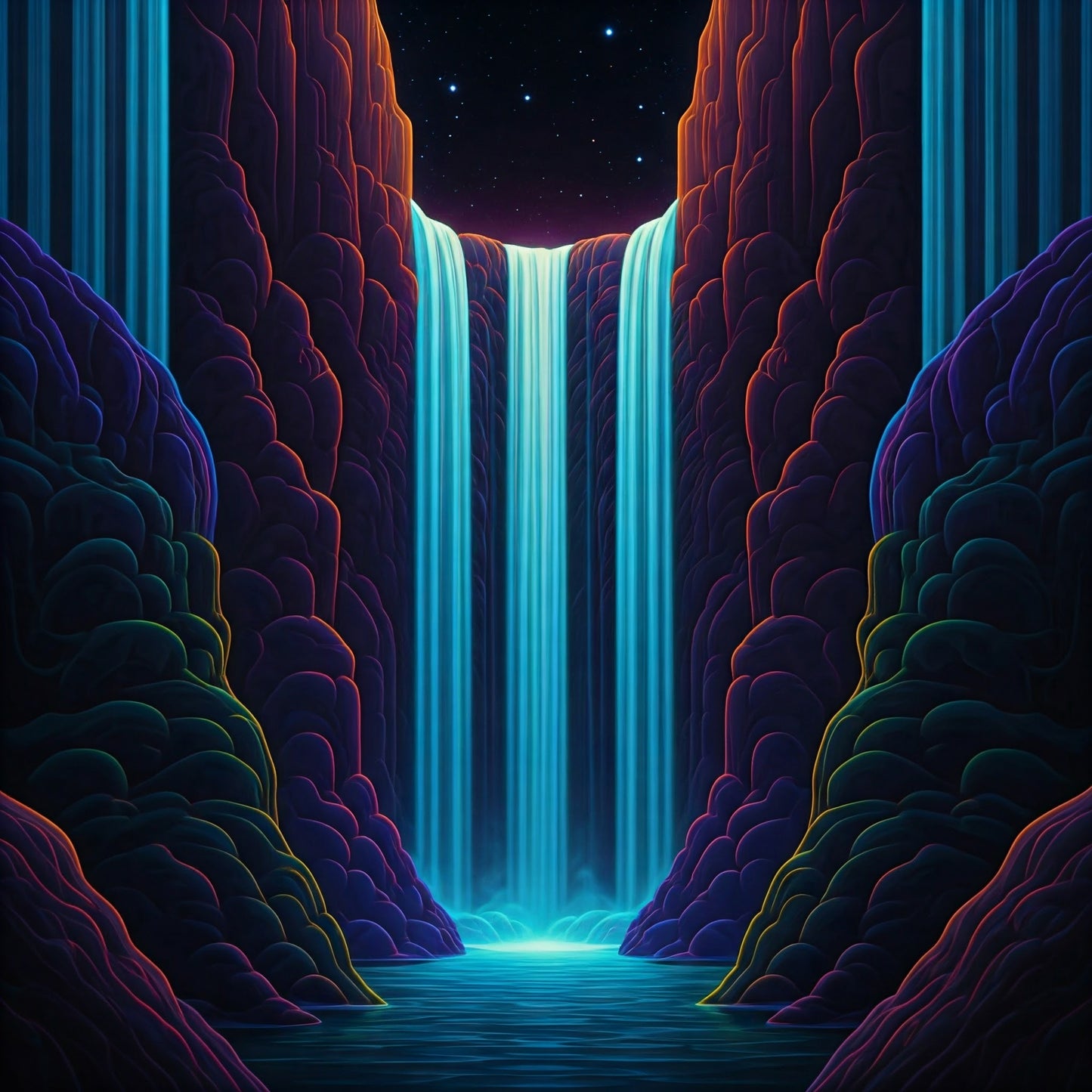 Super Cosmic Waterfalls collection of 94