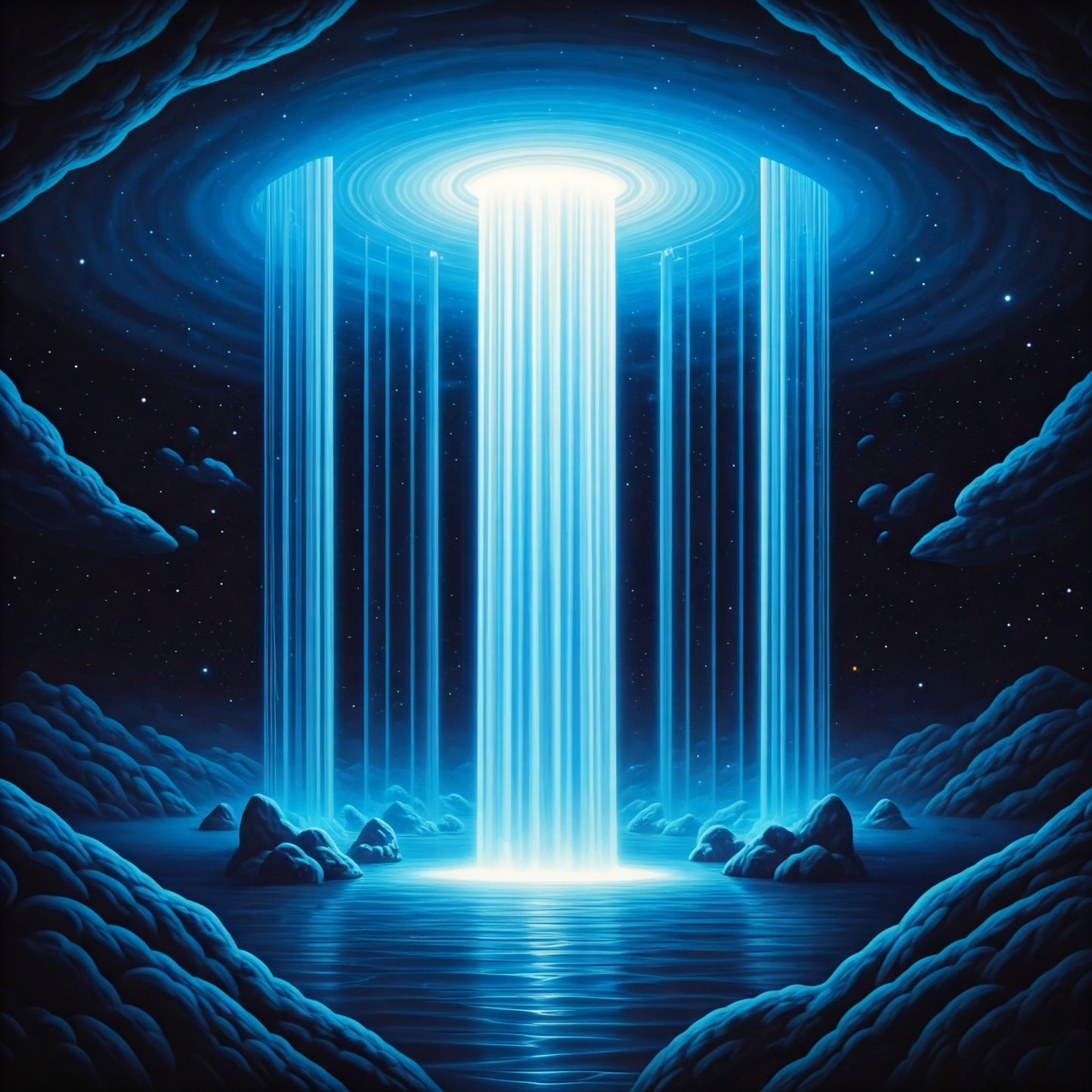 Super Cosmic Waterfalls collection of 94