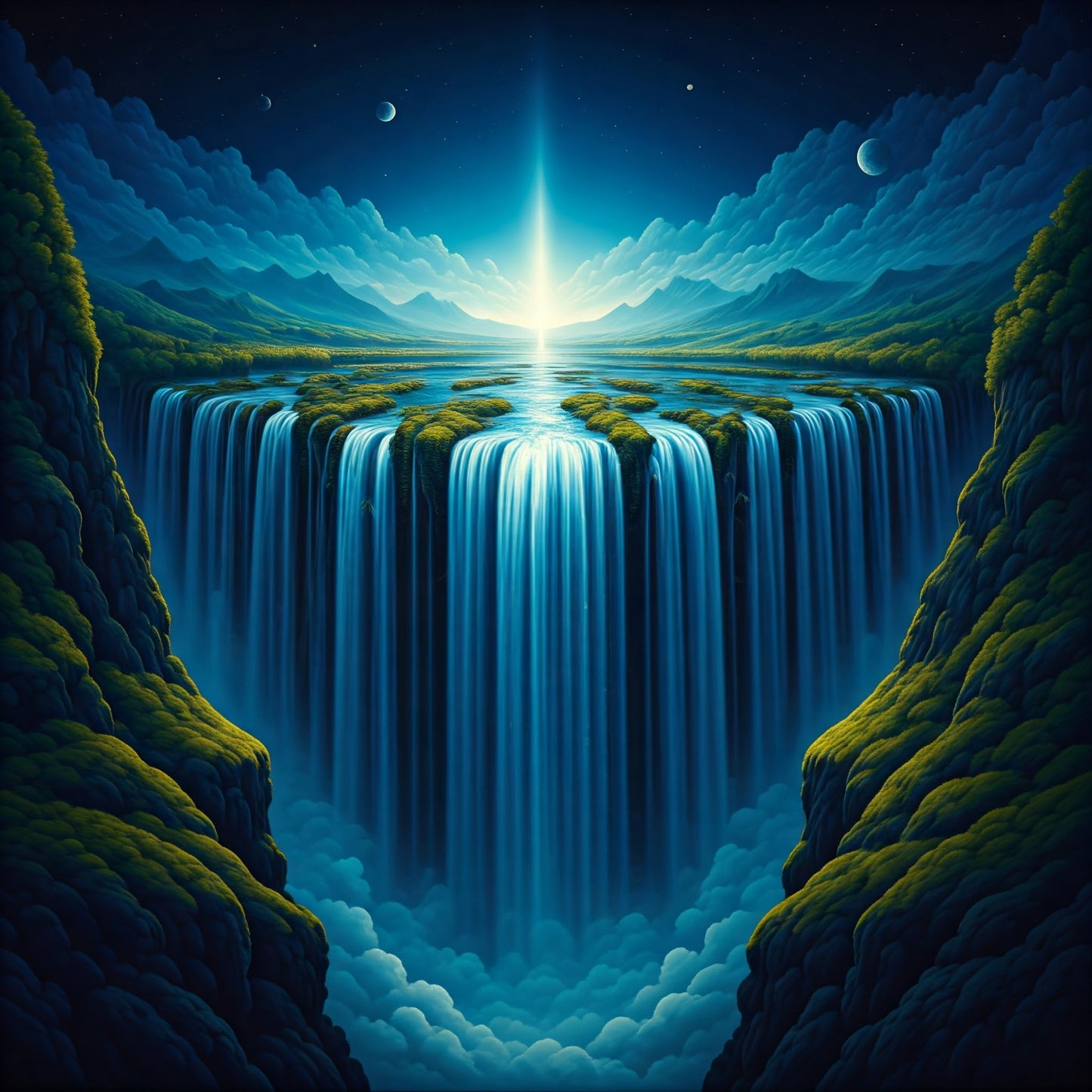 Super Cosmic Waterfalls collection of 94