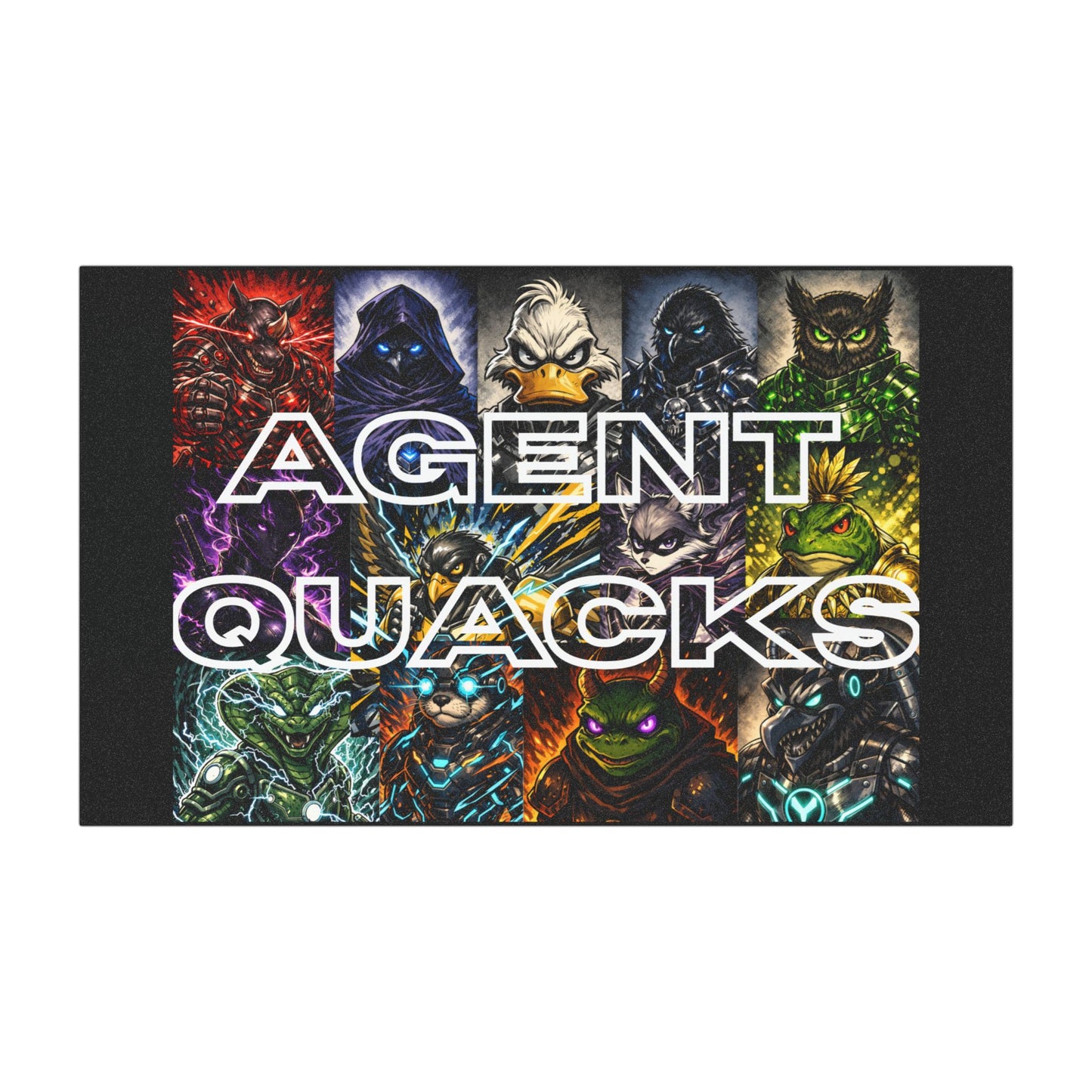 Agent Quacks Car Magnet – Vol 1 Character Collage