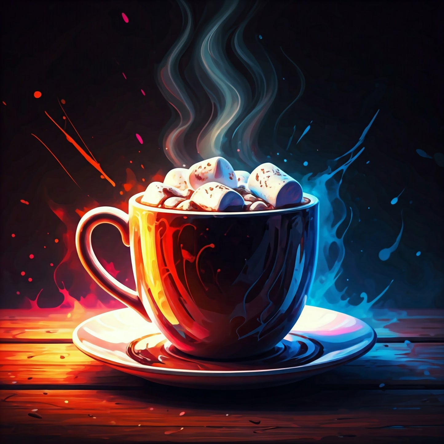 Hot chocolate collection of 97