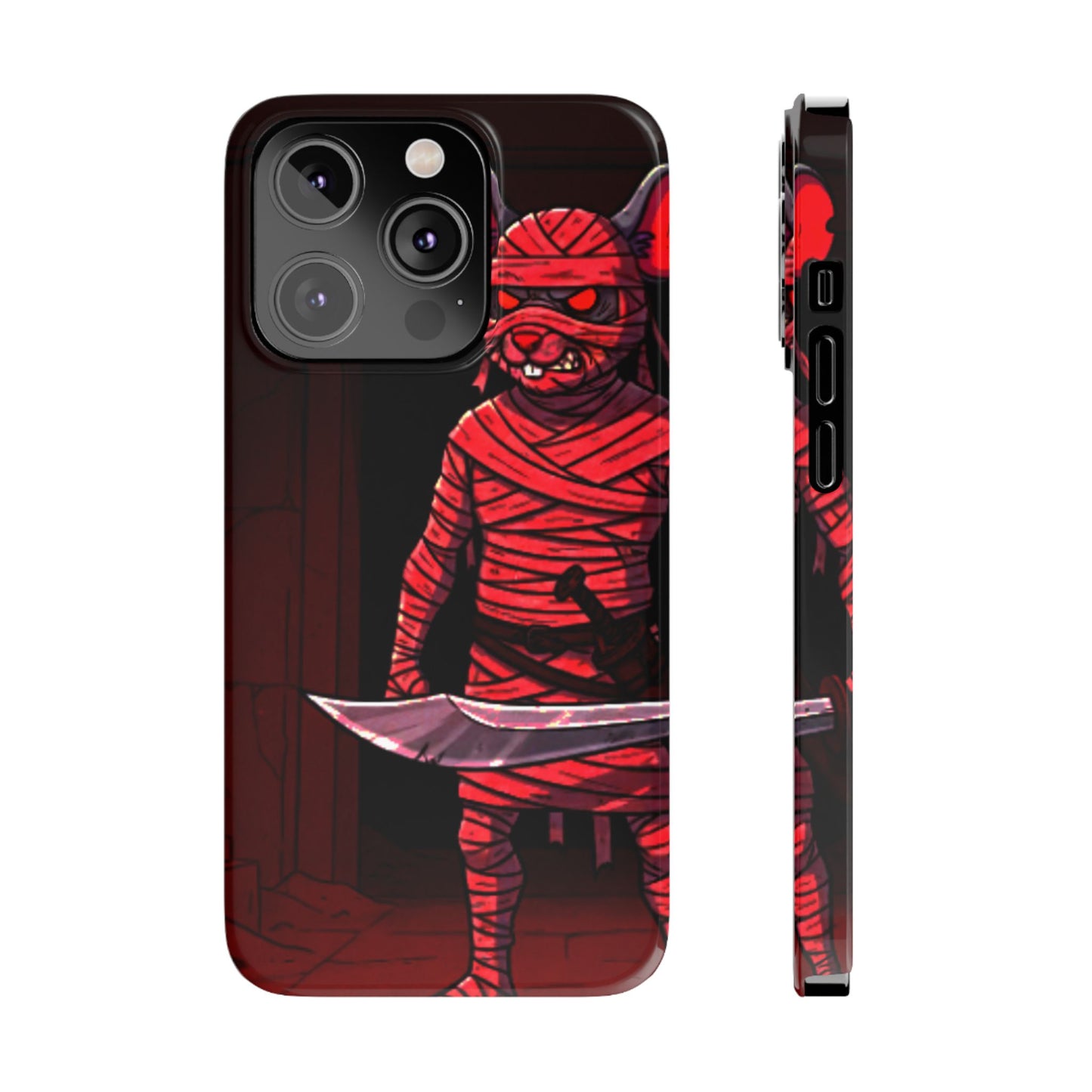 Halloween Agent Quacks Series Slim Phone Cases - Mummy Dr Murn Design