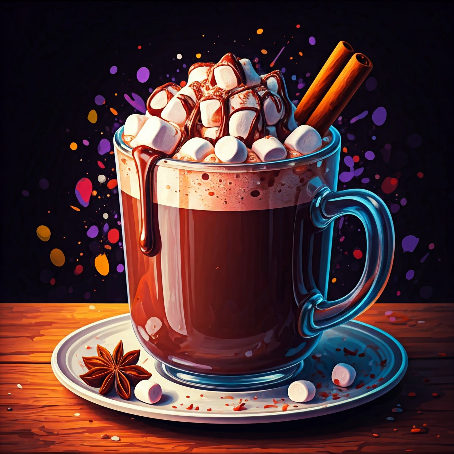 Hot chocolate collection of 97