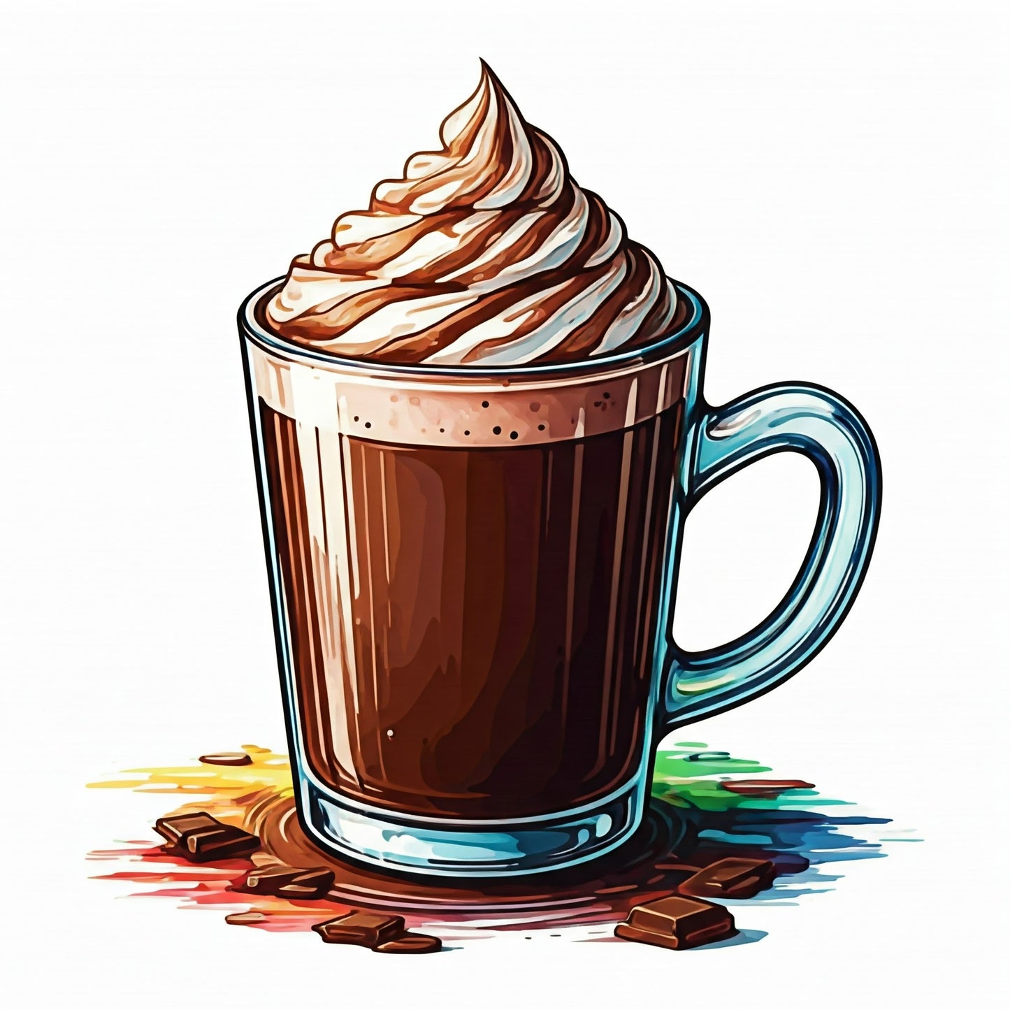 Hot chocolate collection of 97