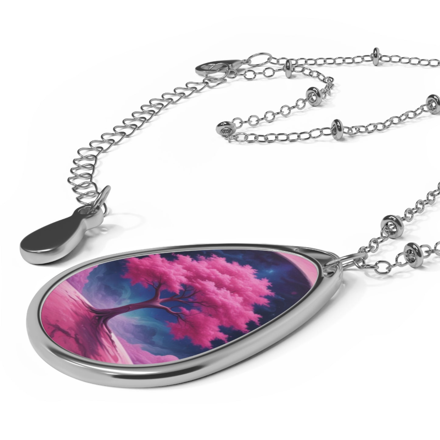 Enchanting Tree Oval Necklace