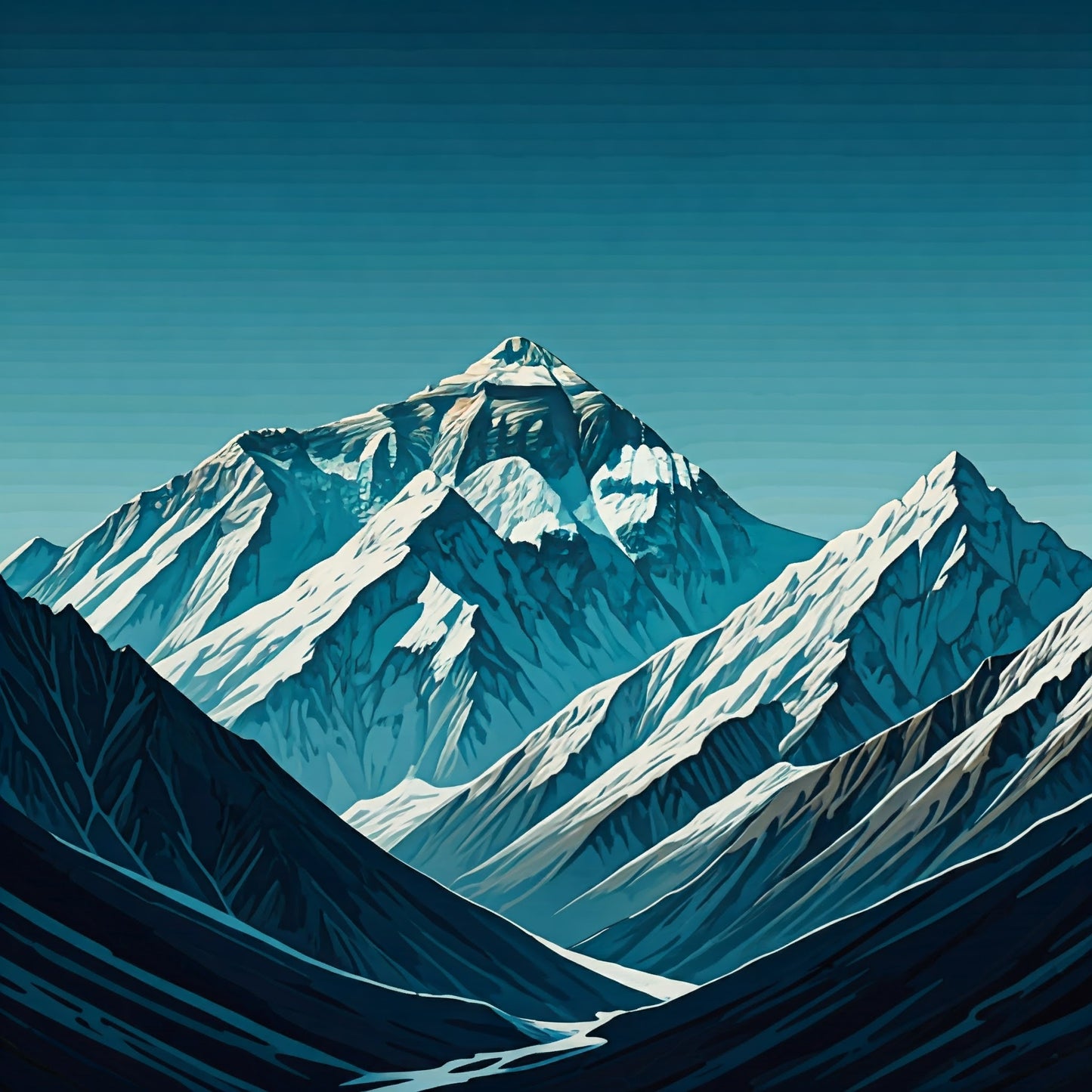 Cool Mountain Art collection of 8