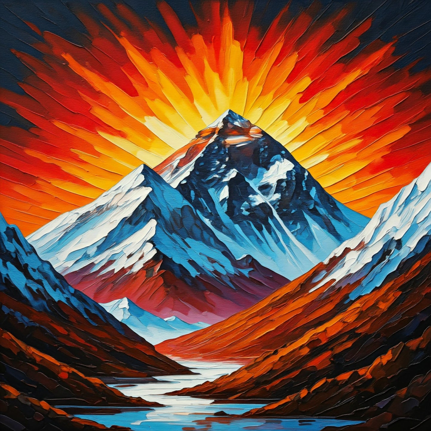 Cool Mountain Art collection of 8