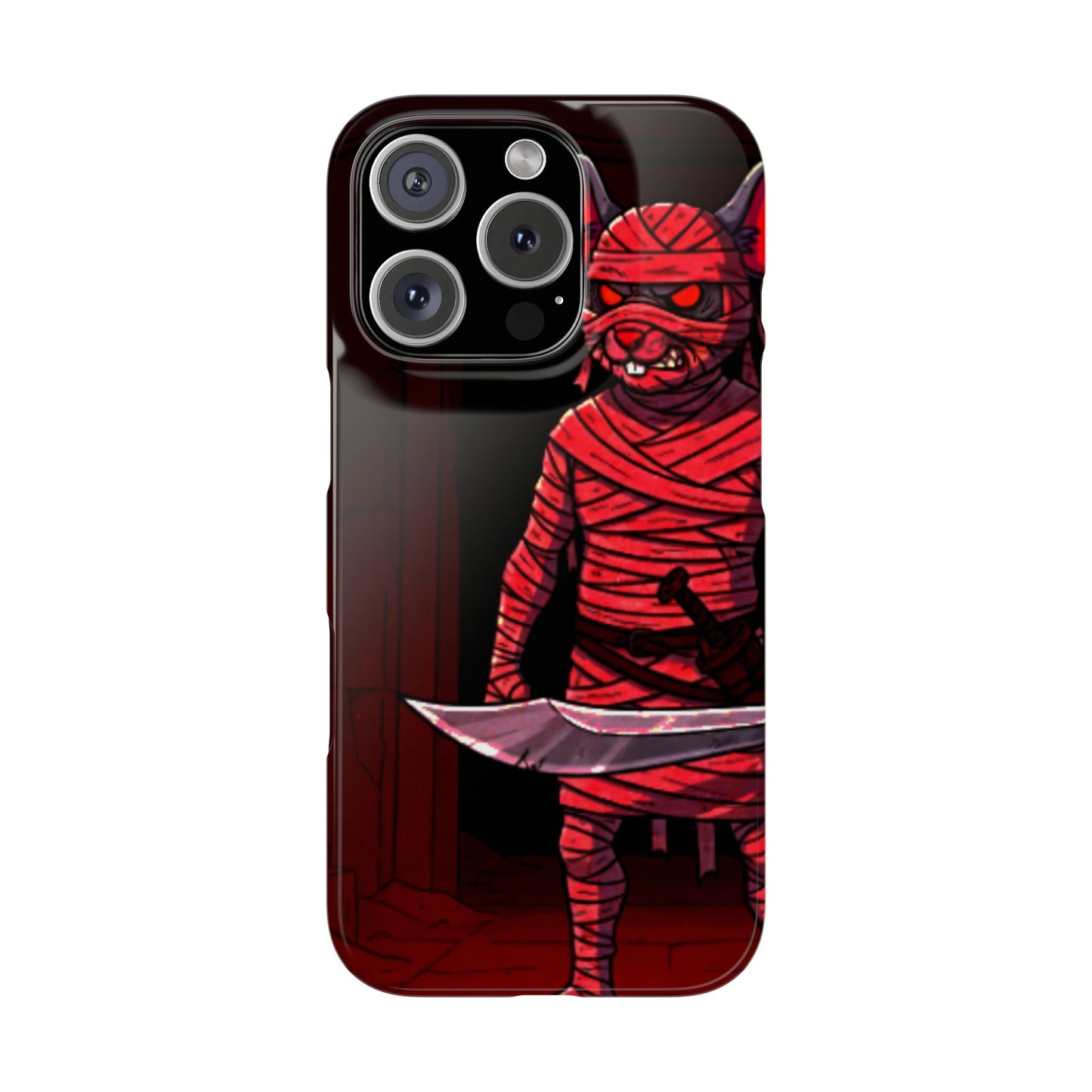 Halloween Agent Quacks Series Slim Phone Cases - Mummy Dr Murn Design