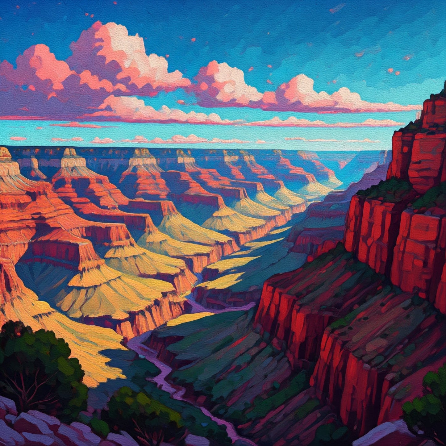 Vibrant Canyon Art Collection 8 Image Bundle