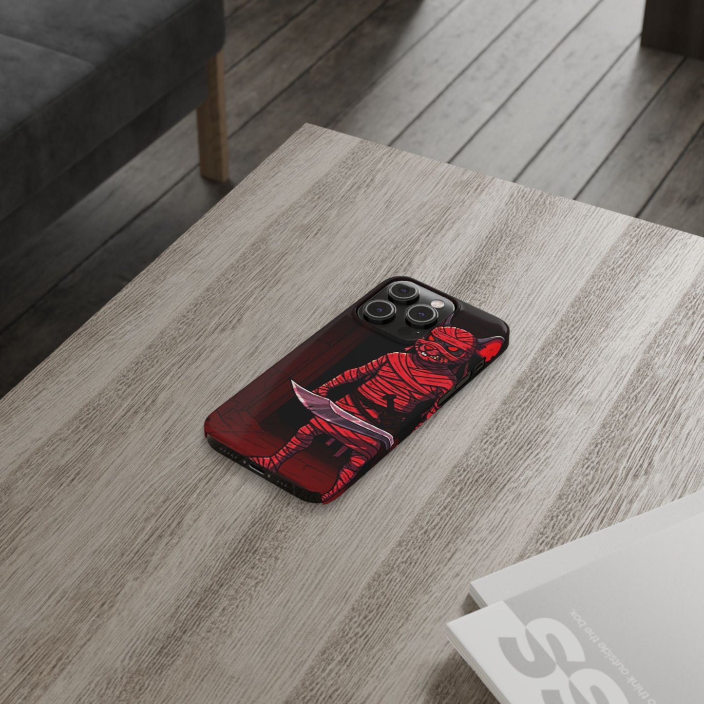Halloween Agent Quacks Series Slim Phone Cases - Mummy Dr Murn Design
