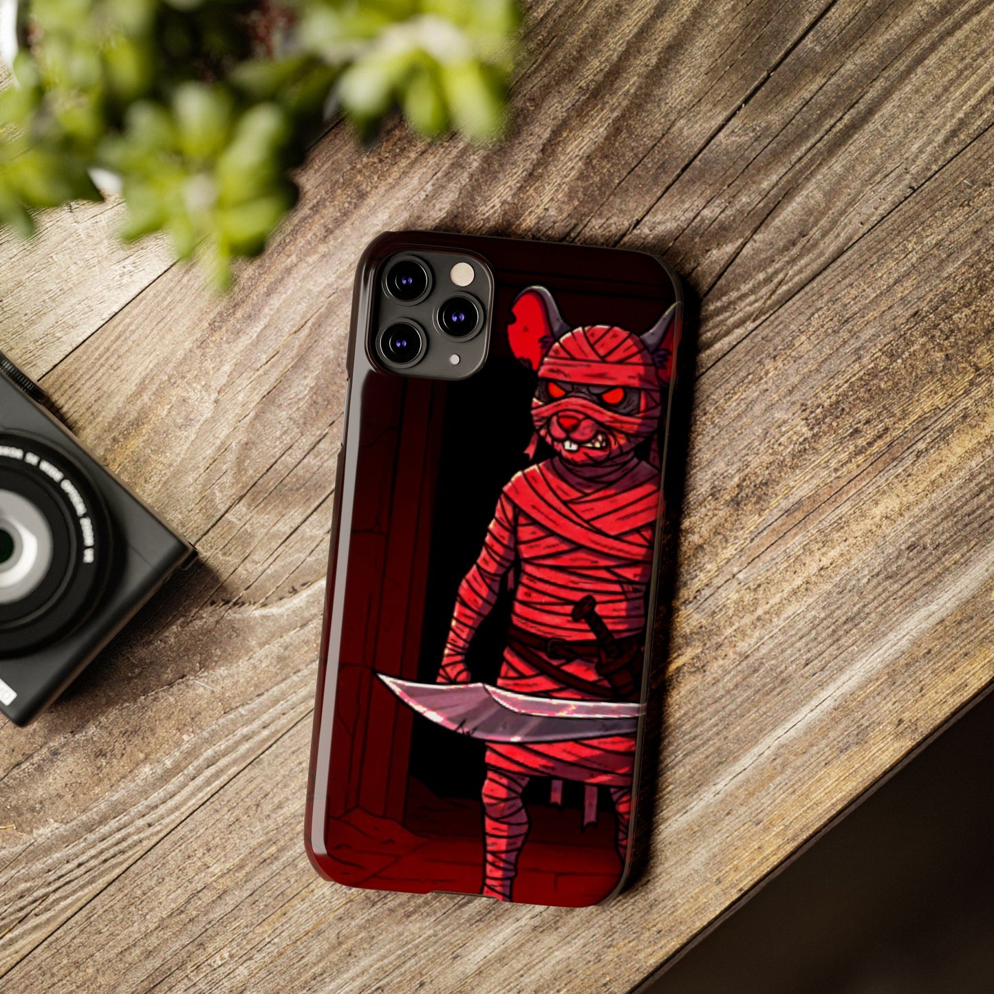 Halloween Agent Quacks Series Slim Phone Cases - Mummy Dr Murn Design