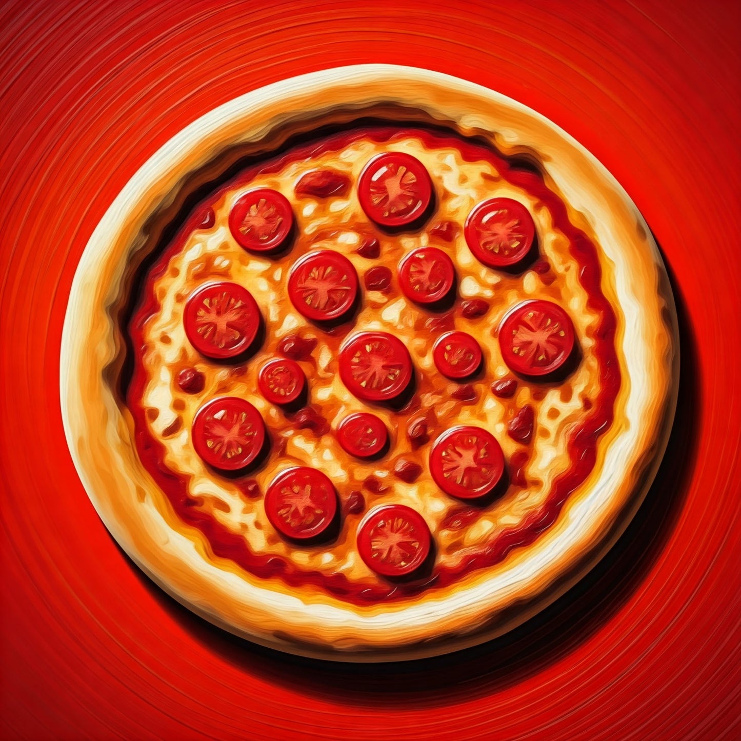 Pizza artwork Collection of 87