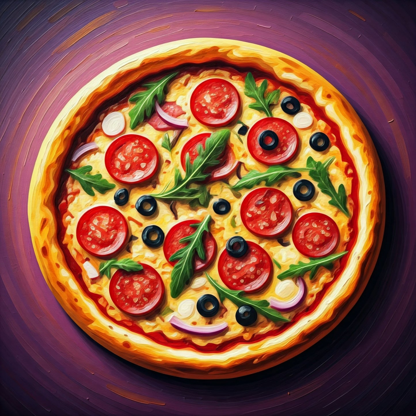 Pizza artwork Collection of 87