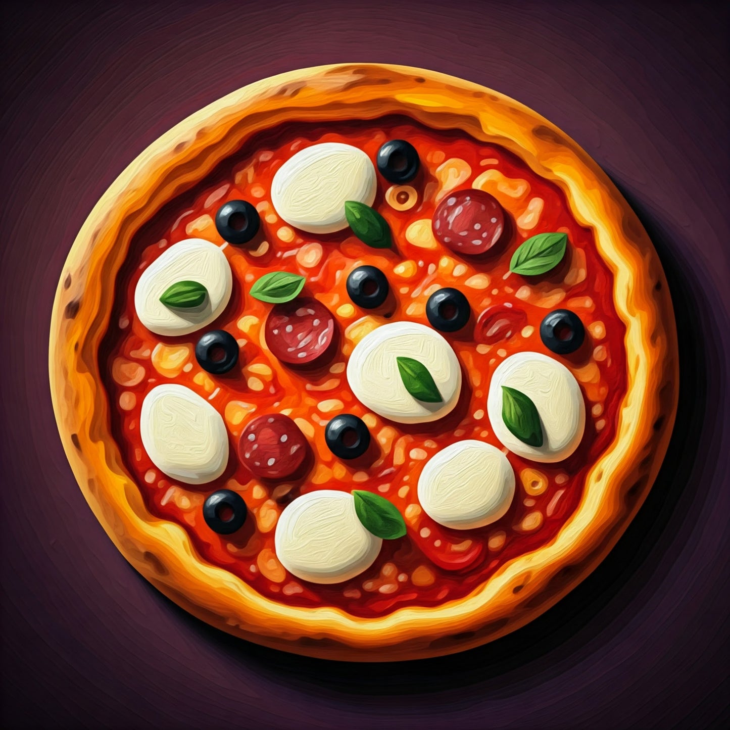 Pizza artwork Collection of 87