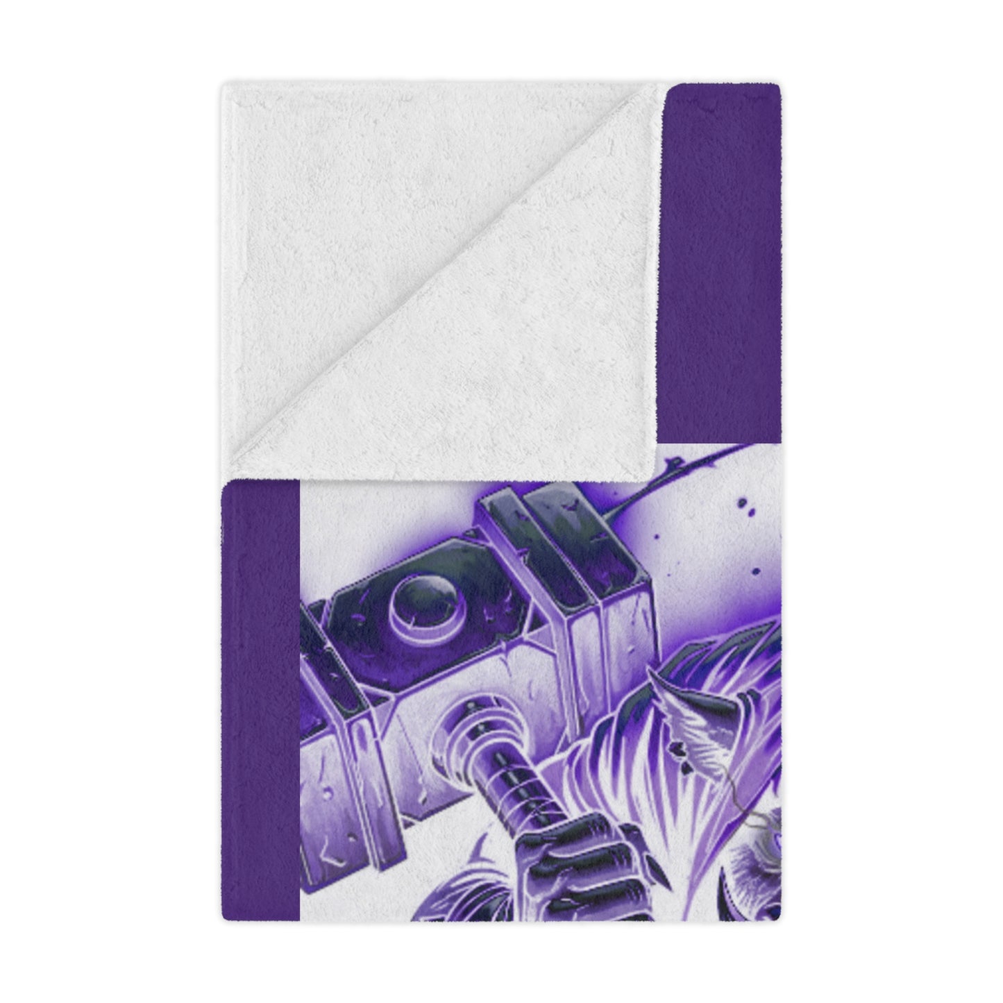 Agent Quacks Series Minky Blanket - Bloodtusk Design