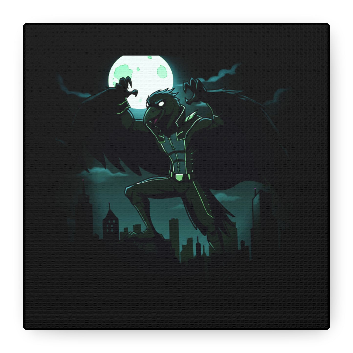 Agent Quacks Series Matte Canvas, Stretched, 1.25" - Nightclaw Design