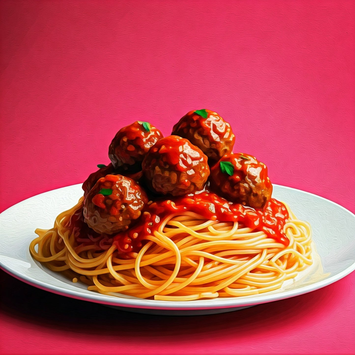 Spaghetti and meatballs collection of 95