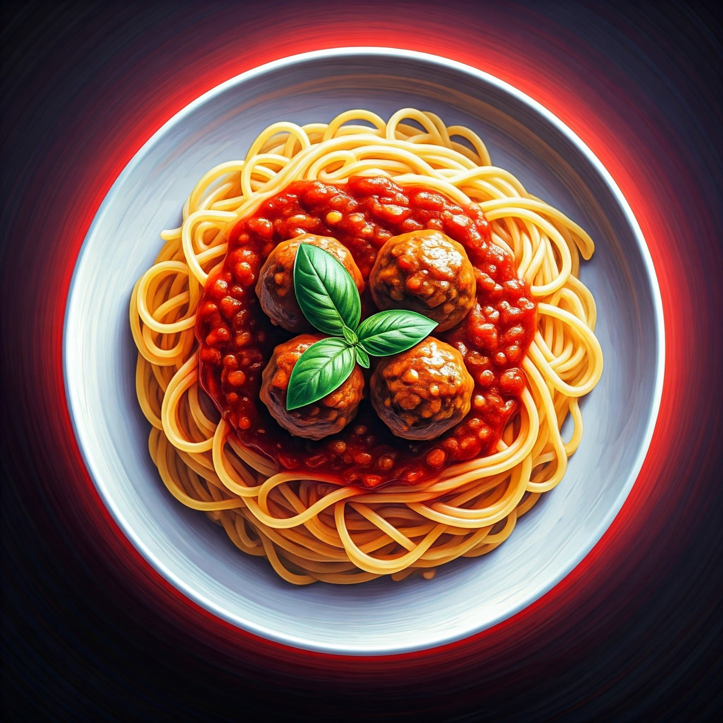 Spaghetti and meatballs collection of 95