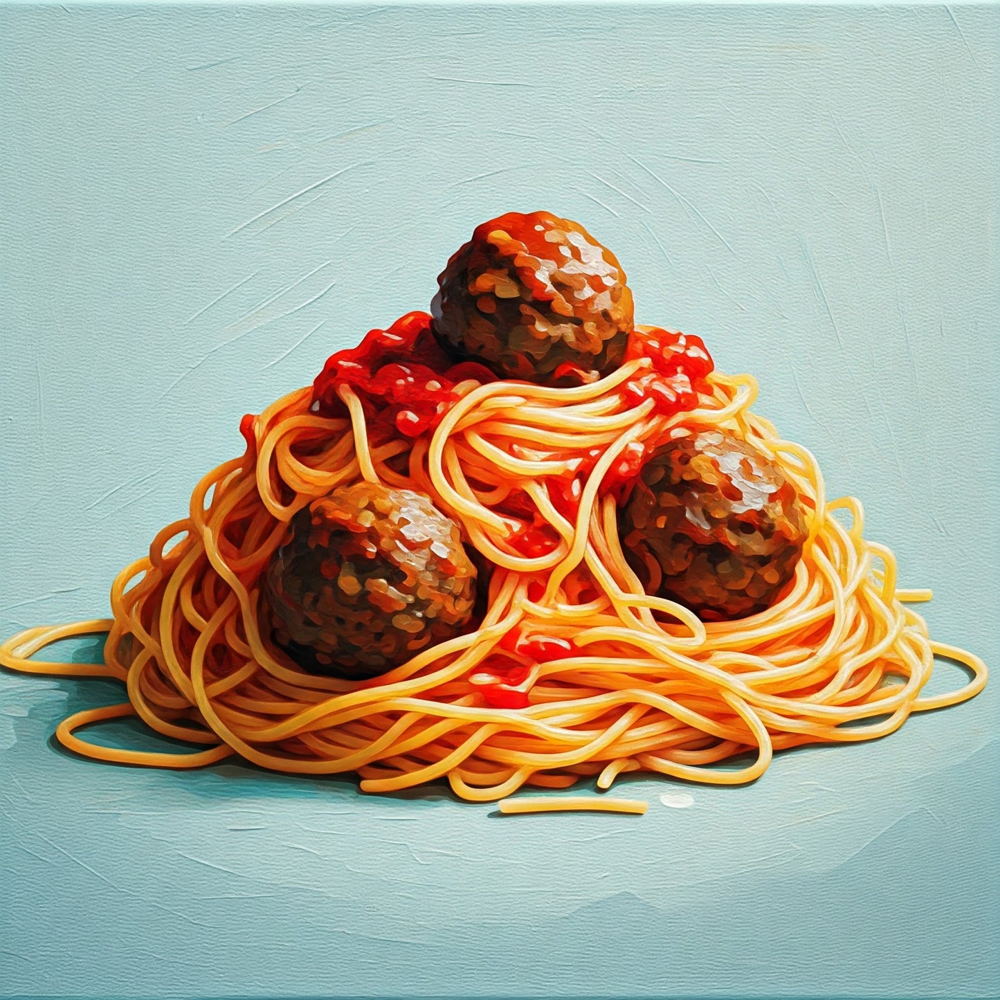 Spaghetti and meatballs collection of 95