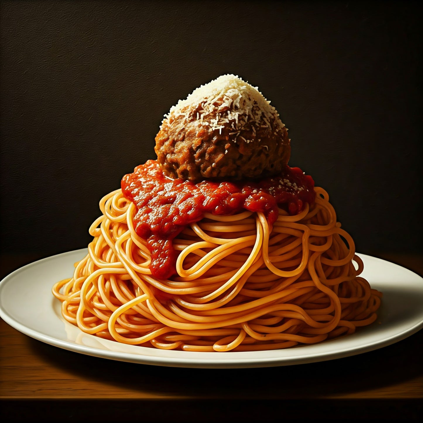 Spaghetti and meatballs collection of 95