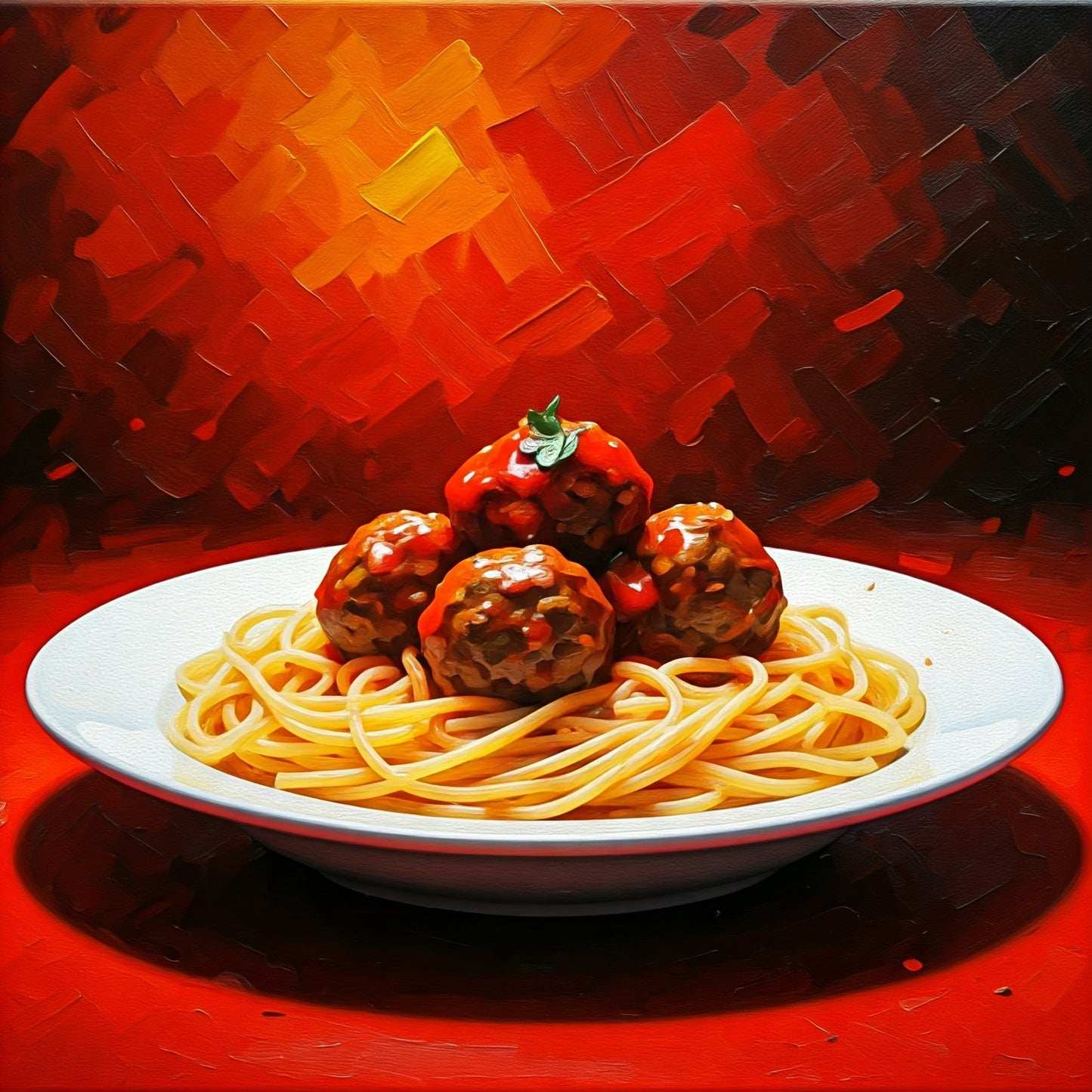 Spaghetti and meatballs