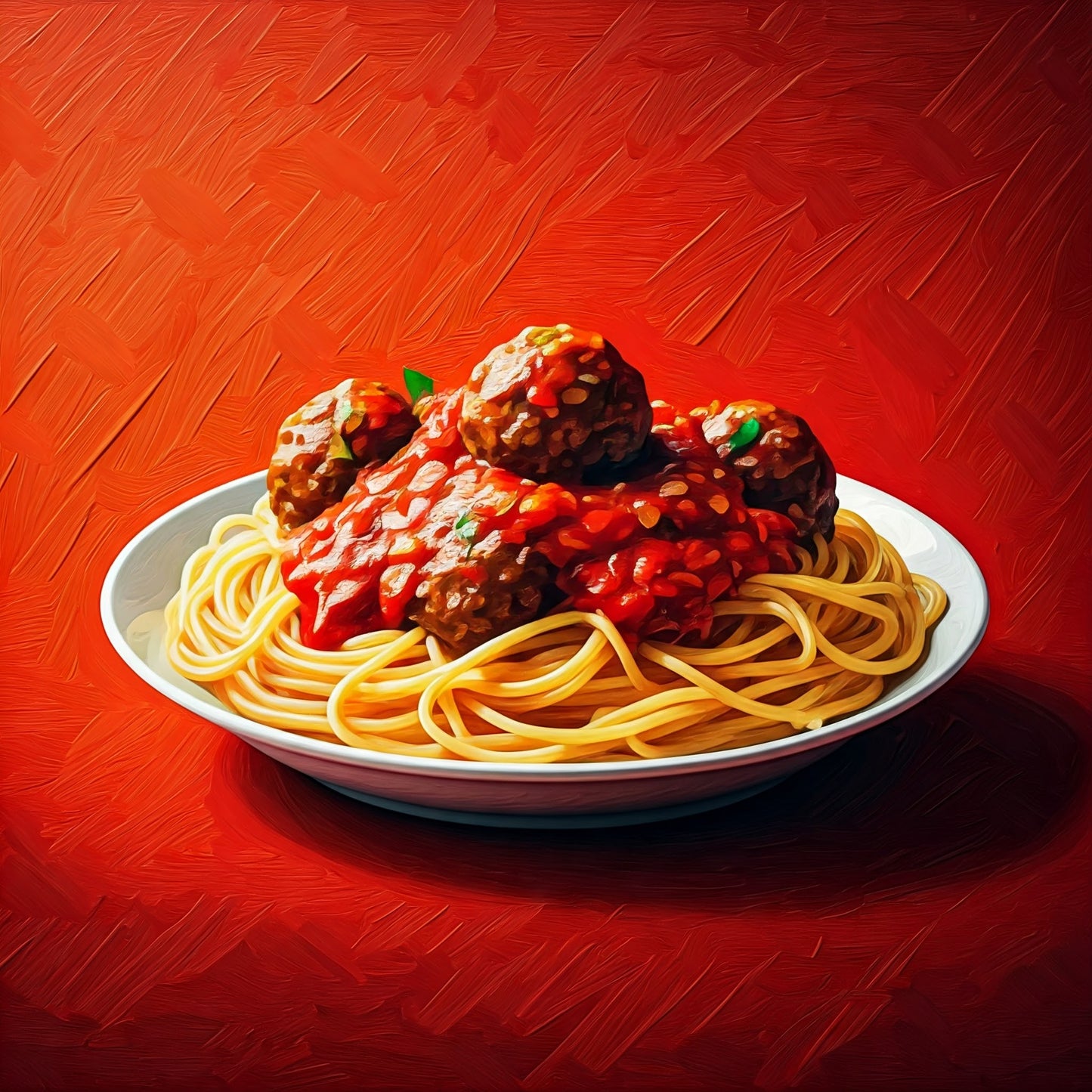 Spaghetti and meatballs collection of 95