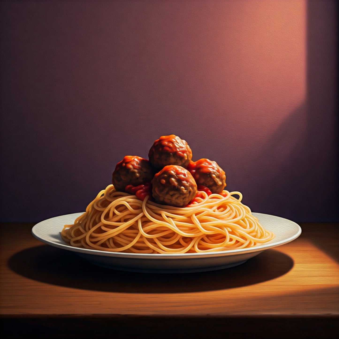 Spaghetti and meatballs collection of 95