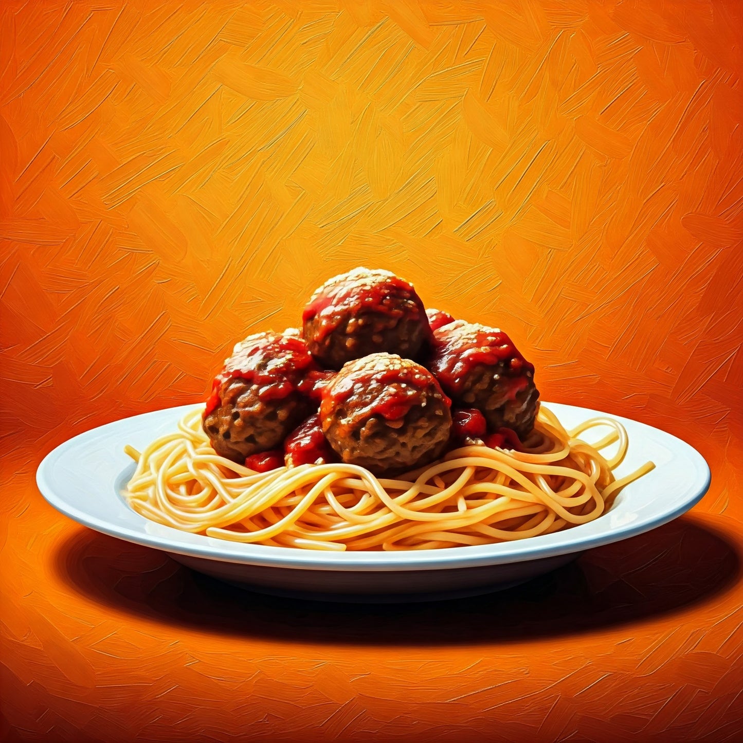 Spaghetti and meatballs collection of 95