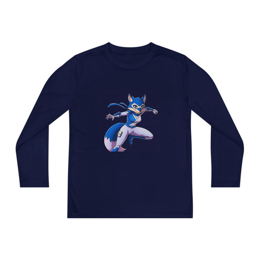 Agent Quacks Series Youth Long Sleeve Competitor Tee - Vixx Design