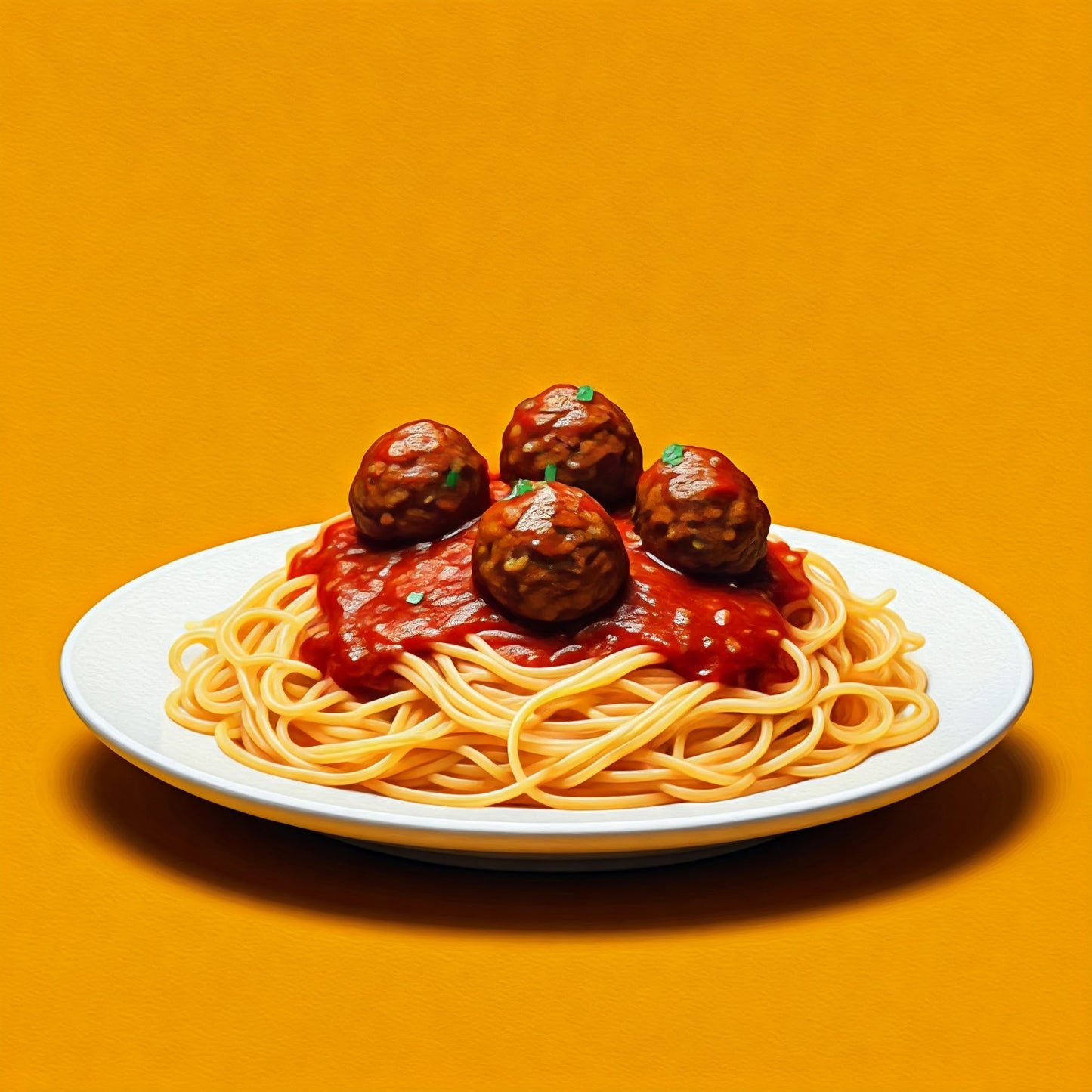 Spaghetti and meatballs collection of 95