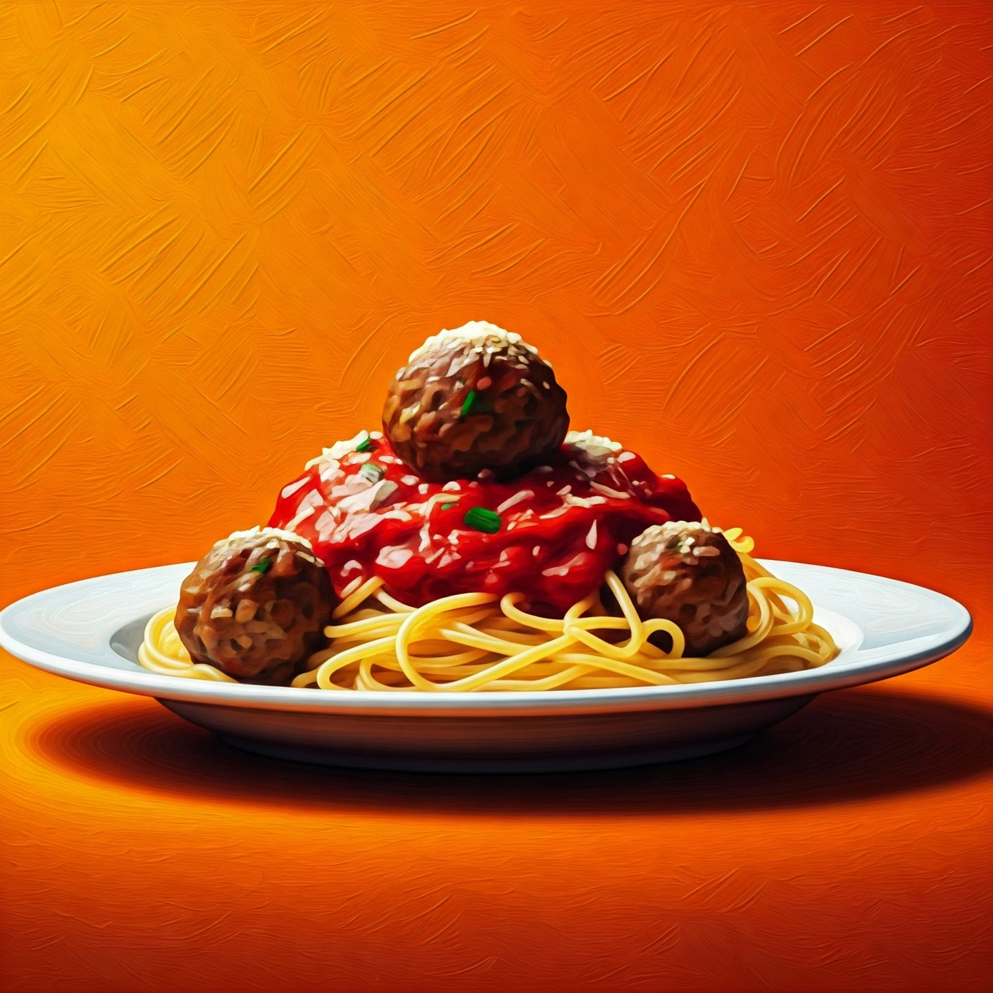 Spaghetti and meatballs collection of 95