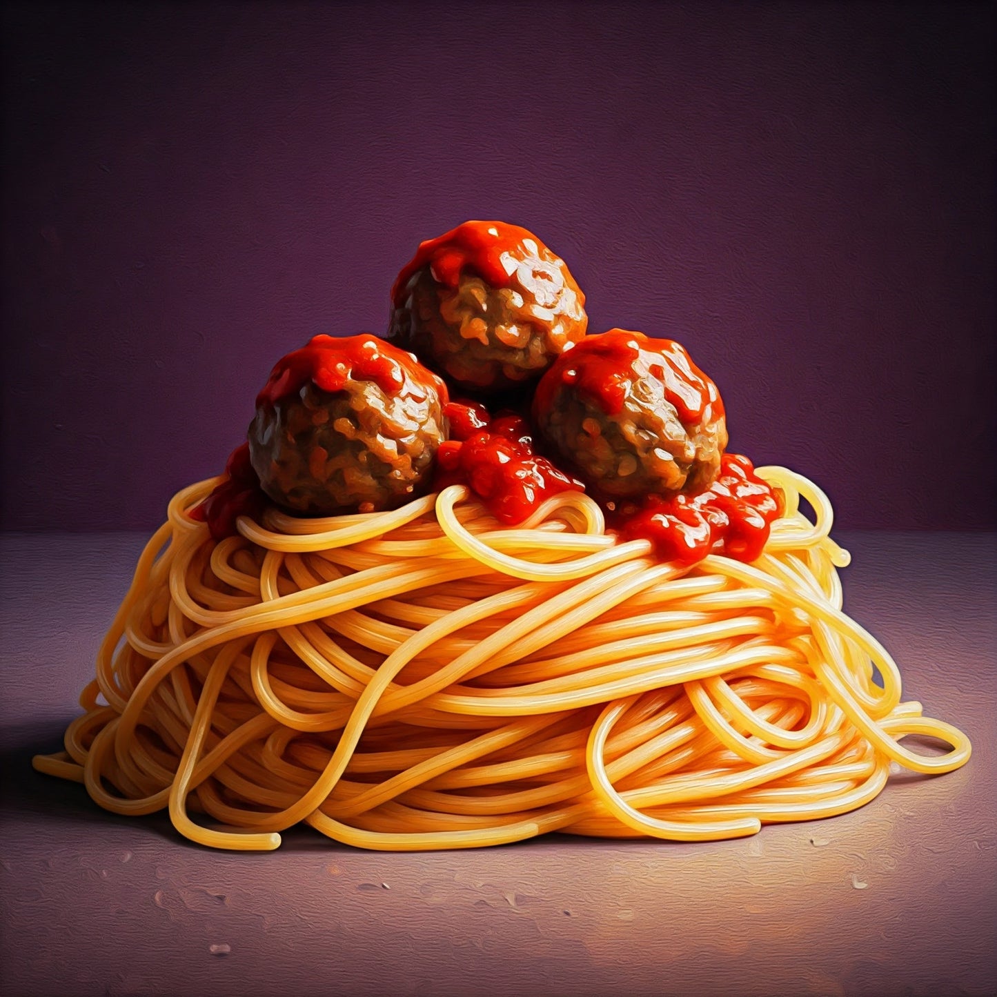 Spaghetti and meatballs collection of 95