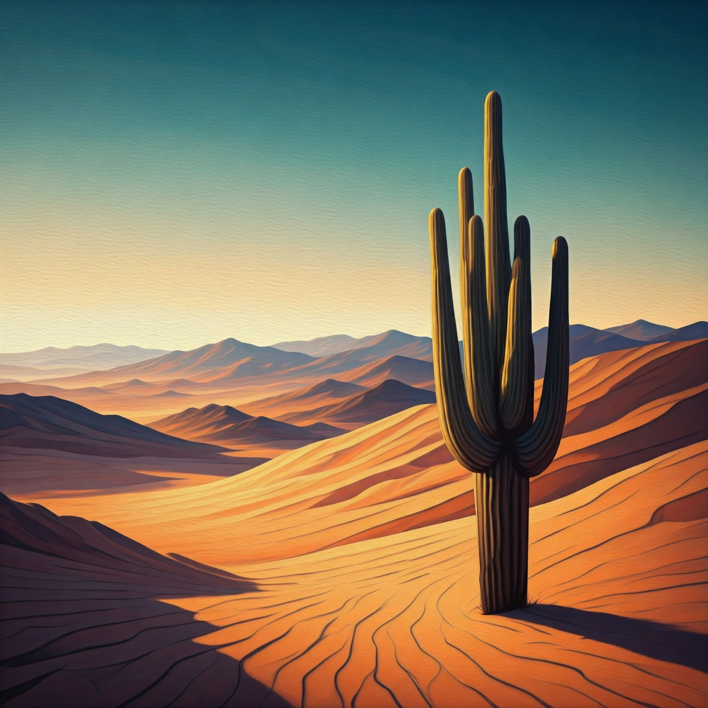 Desert Sunrise Art Collection 7 Image Bundle